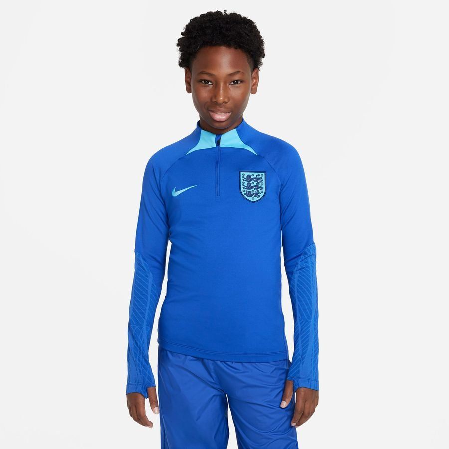 Inglaterra Camisa de entrenamiento Dri-FIT Strike Drill 2022/23 - Juego real/Furia azul Niños