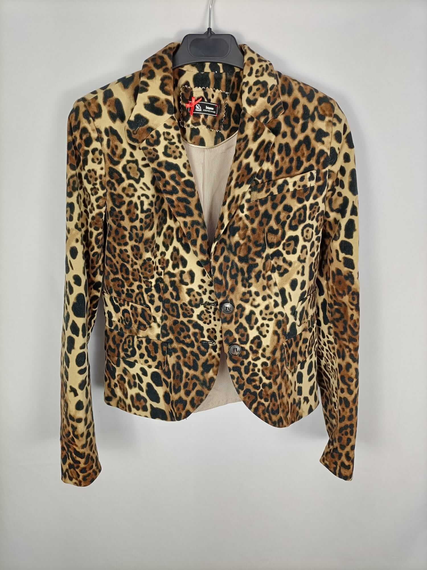 SINEQUANONE.Blazer animal print T.38