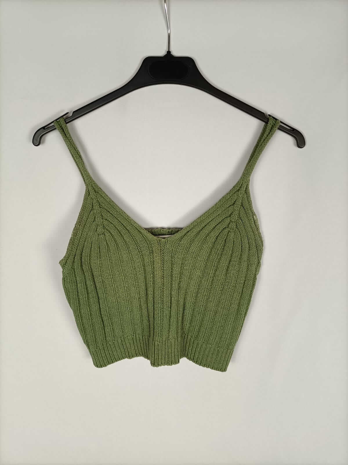 OTRAS.Croptop punto verde T.s