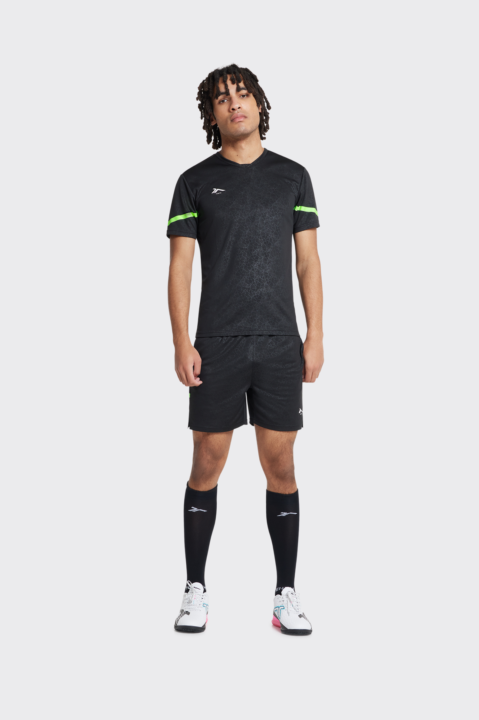SHORT FÚTBOL Tenth TITANIUM HOMBRE