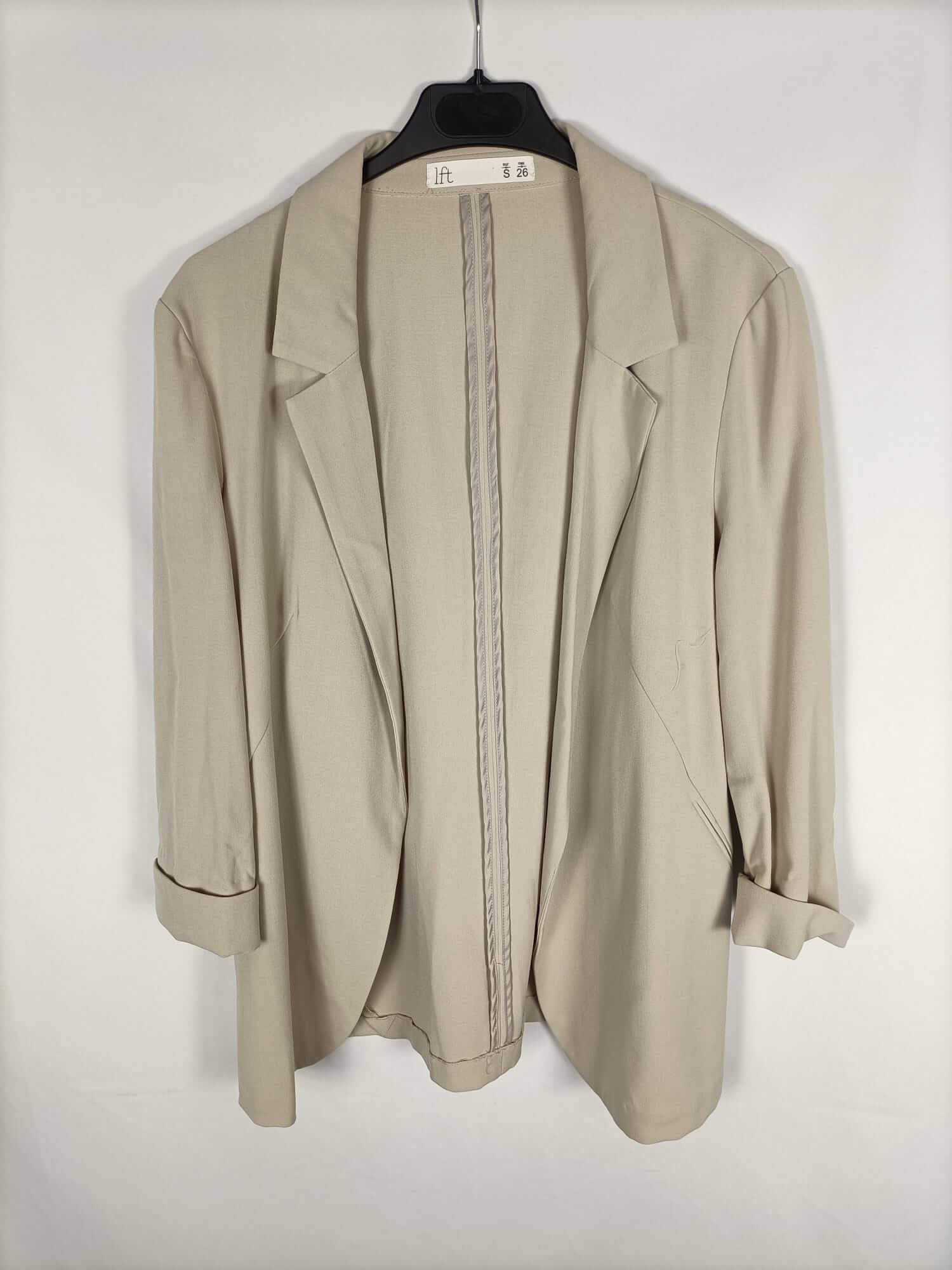 LEFTIES.Blazer beige fluida T.s