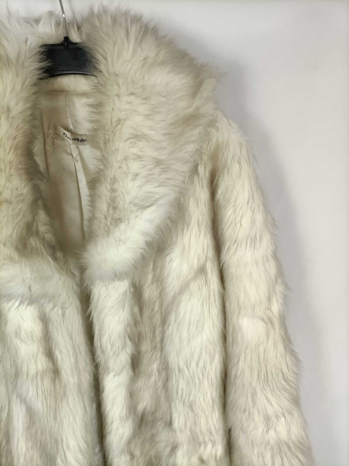 MIIS SELFRIDGE. Abrigo pelo beige y gris TU