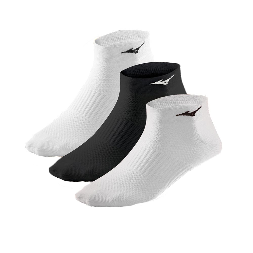 Mizuno DryLite x 3 Calcetines White/Black