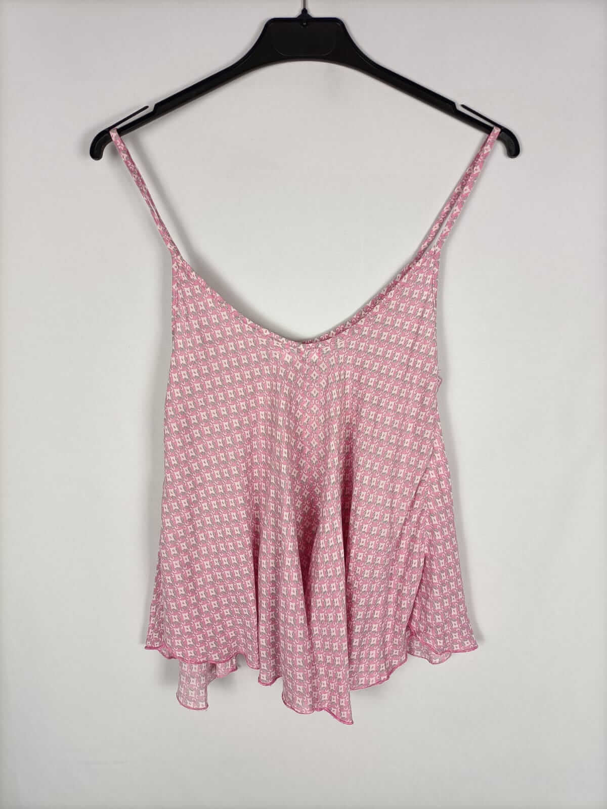 BROWNIE.Top rosa estampado T.xs/s