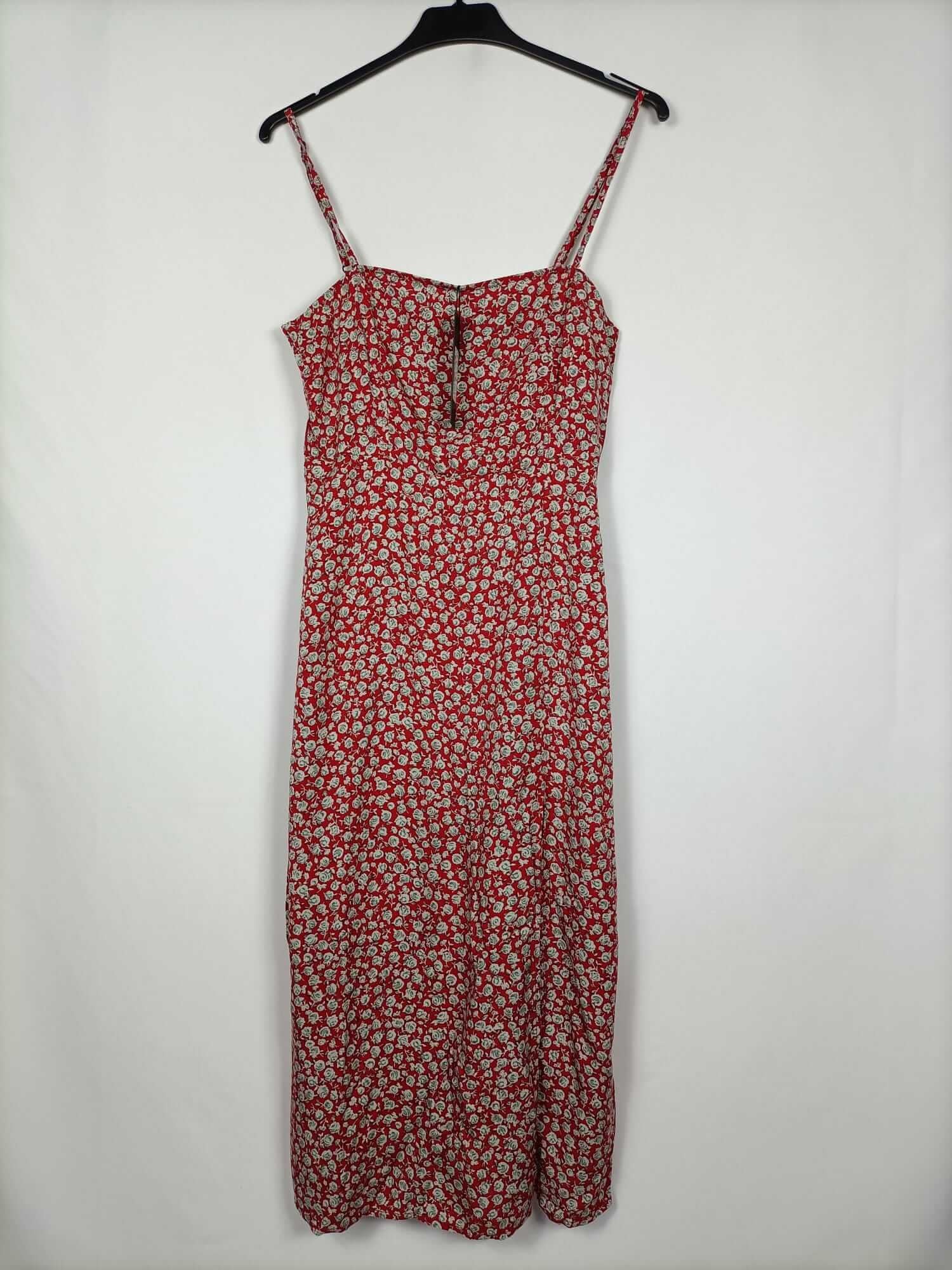 MOTEL. Vestido midi flores T.s