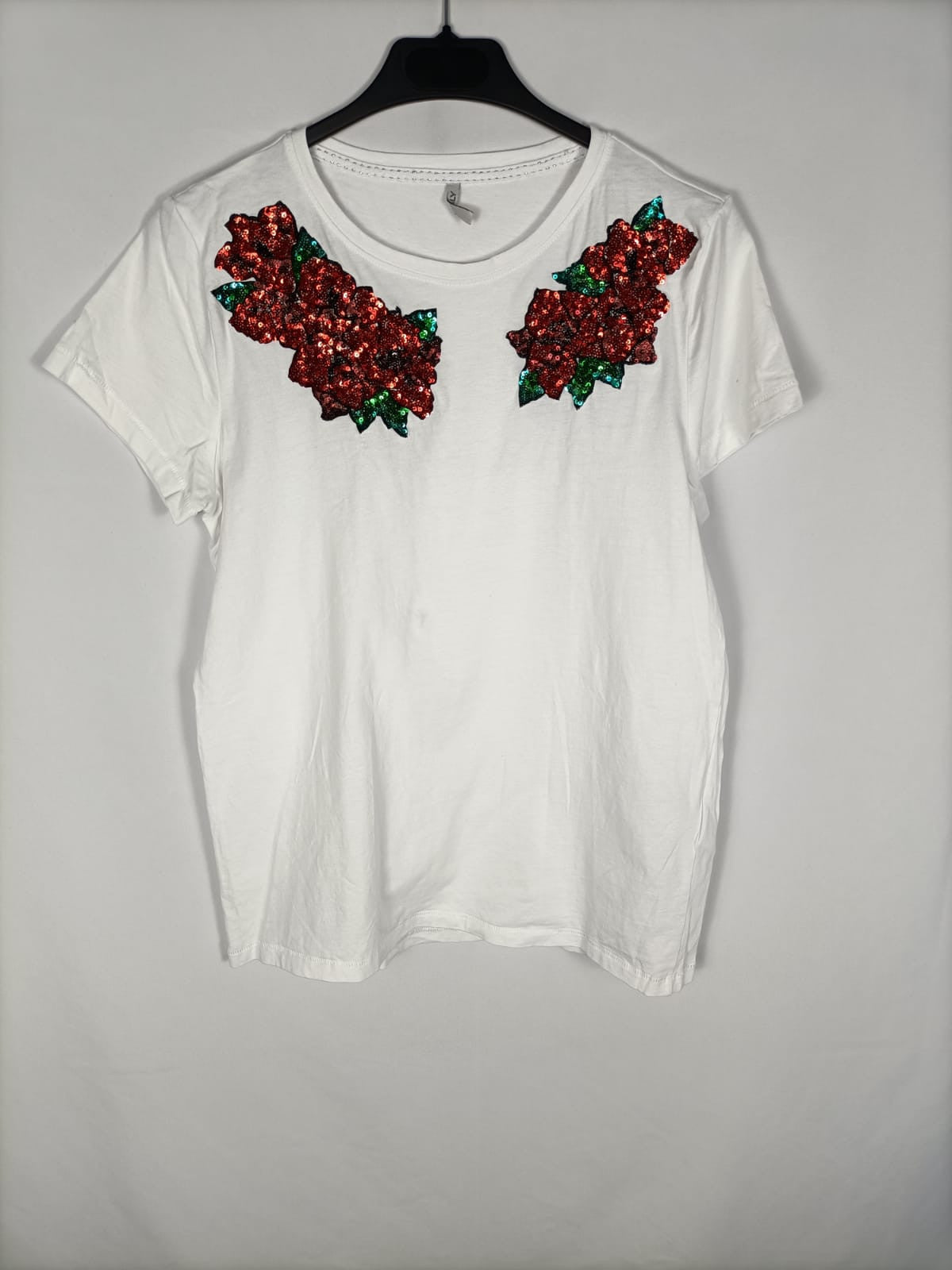 ONLY. Camiseta blanca T.l