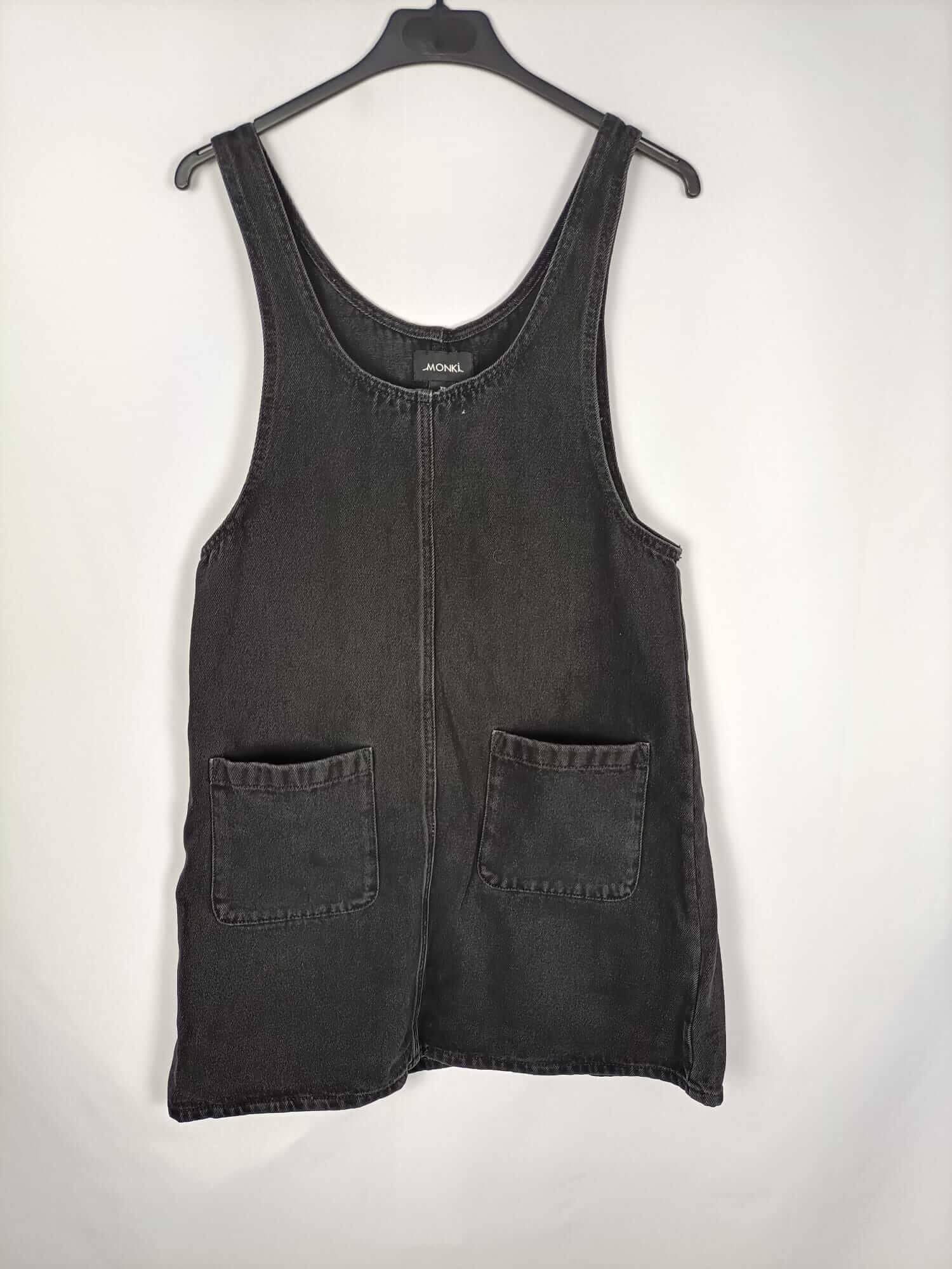 MONKI.Peto negro tejido denim T.xs