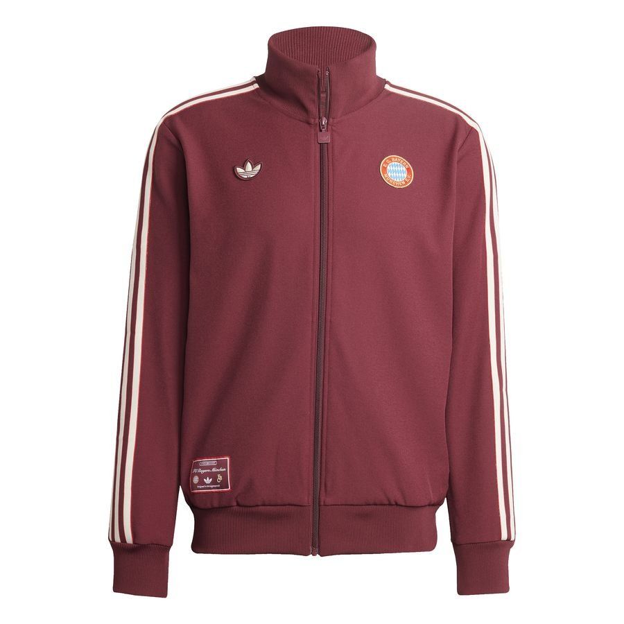 Bayern München Track Top Terrace Icons - Rojo sombrío