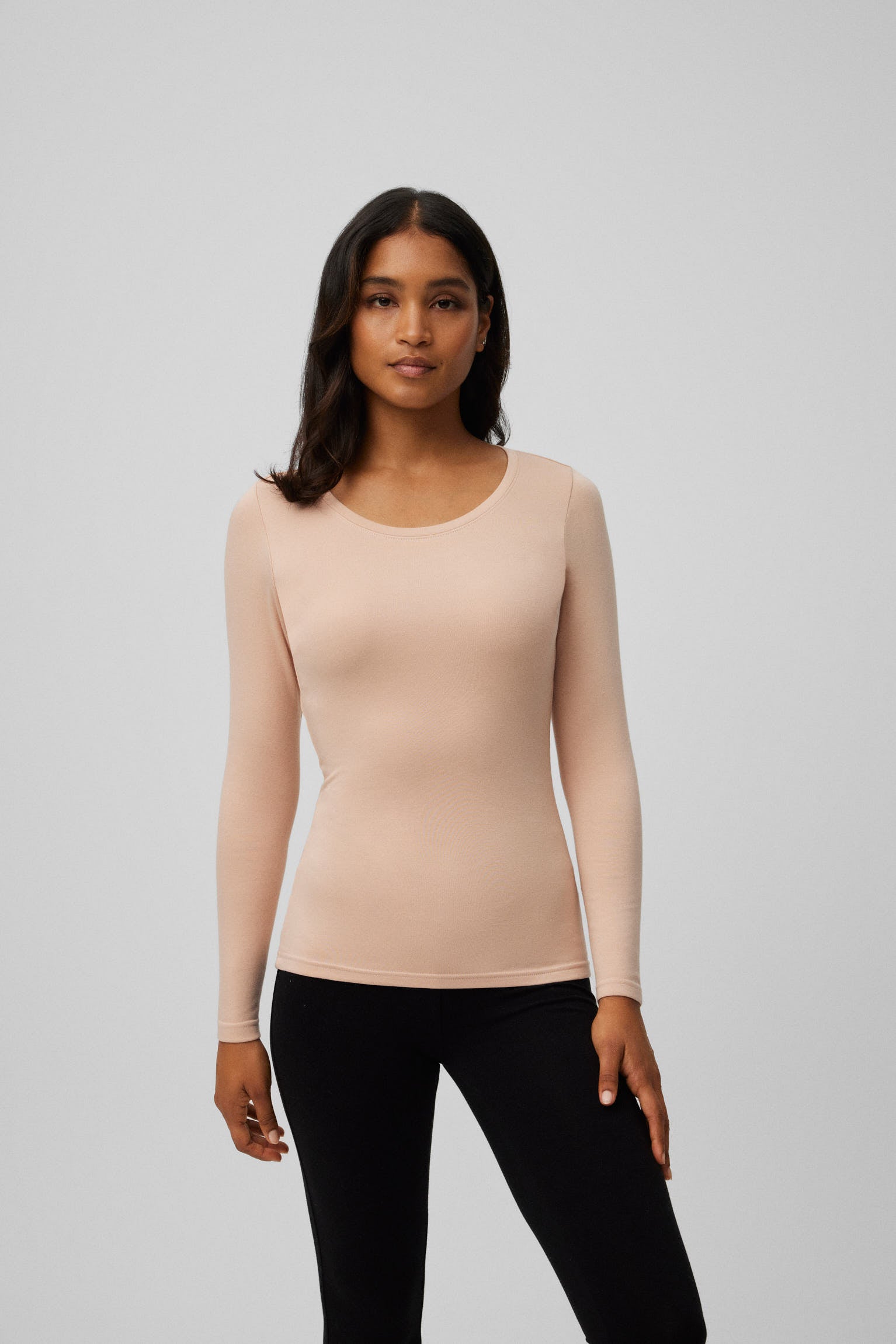 Camiseta térmica control de temperatura manga larga nude