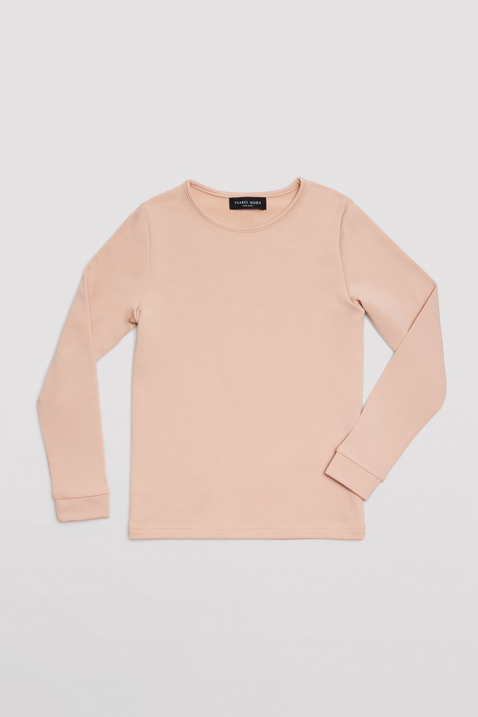Camiseta térmica infantil manga larga nude