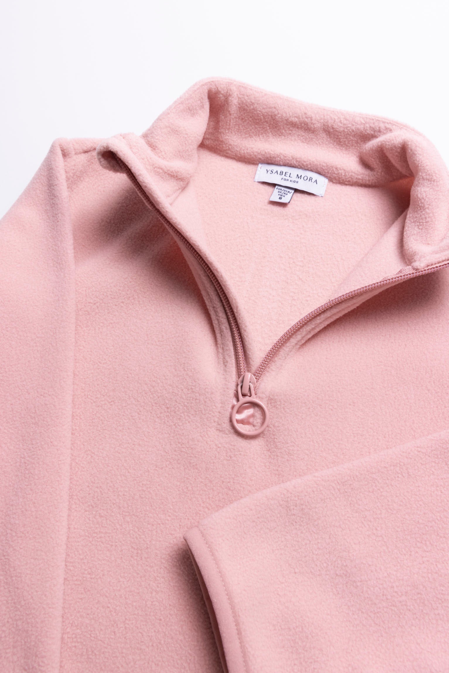 Forro polar infantil rosa