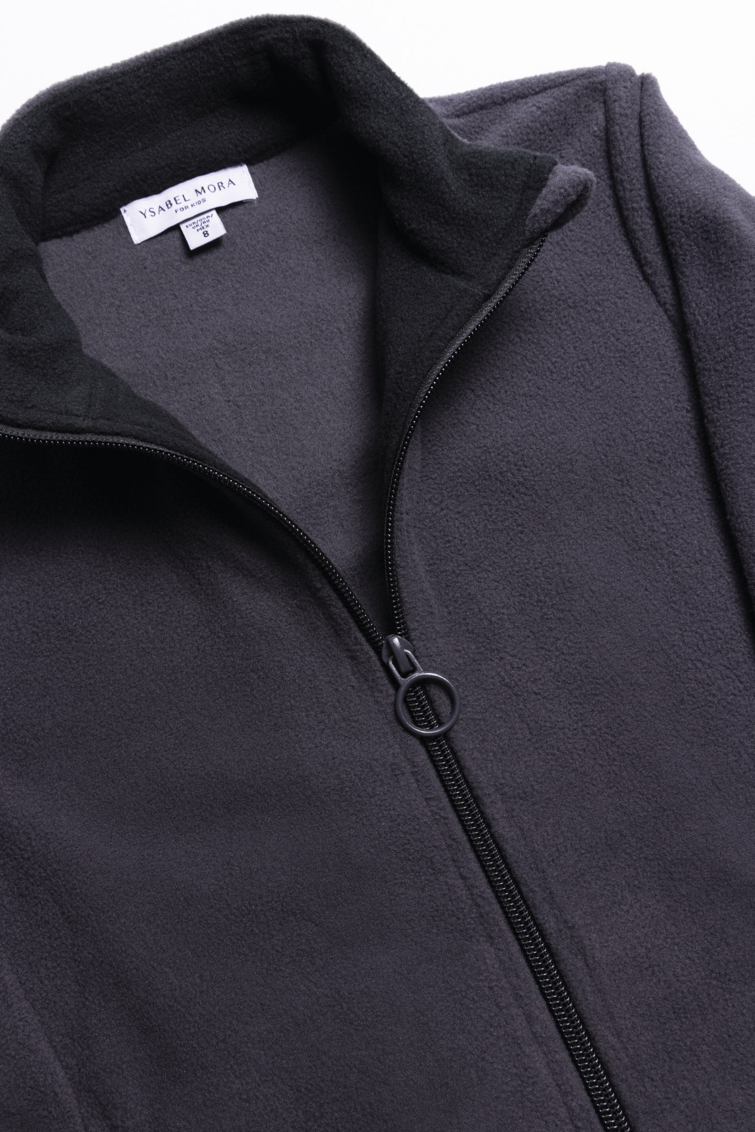 Chaqueta polar infantil gris marengo