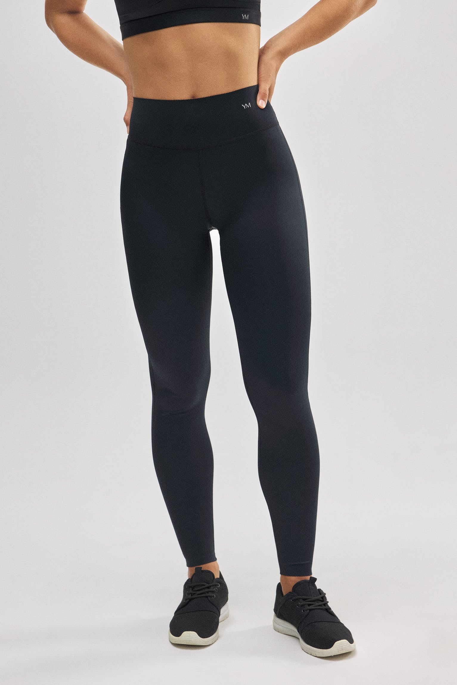 Leggings deportivos Compressive efecto push-up negro