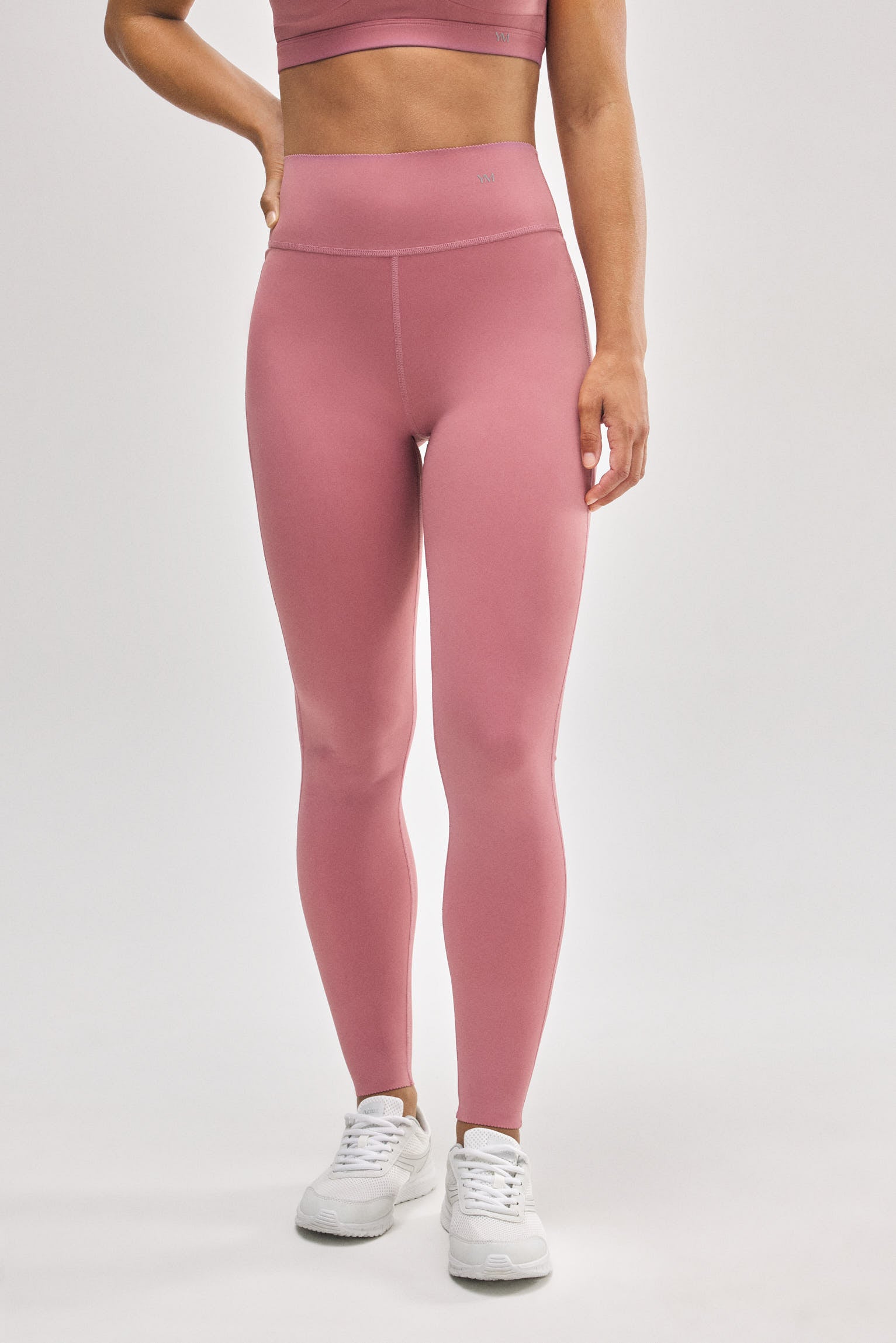 Leggings deportivos Compressive efecto push-up rosa