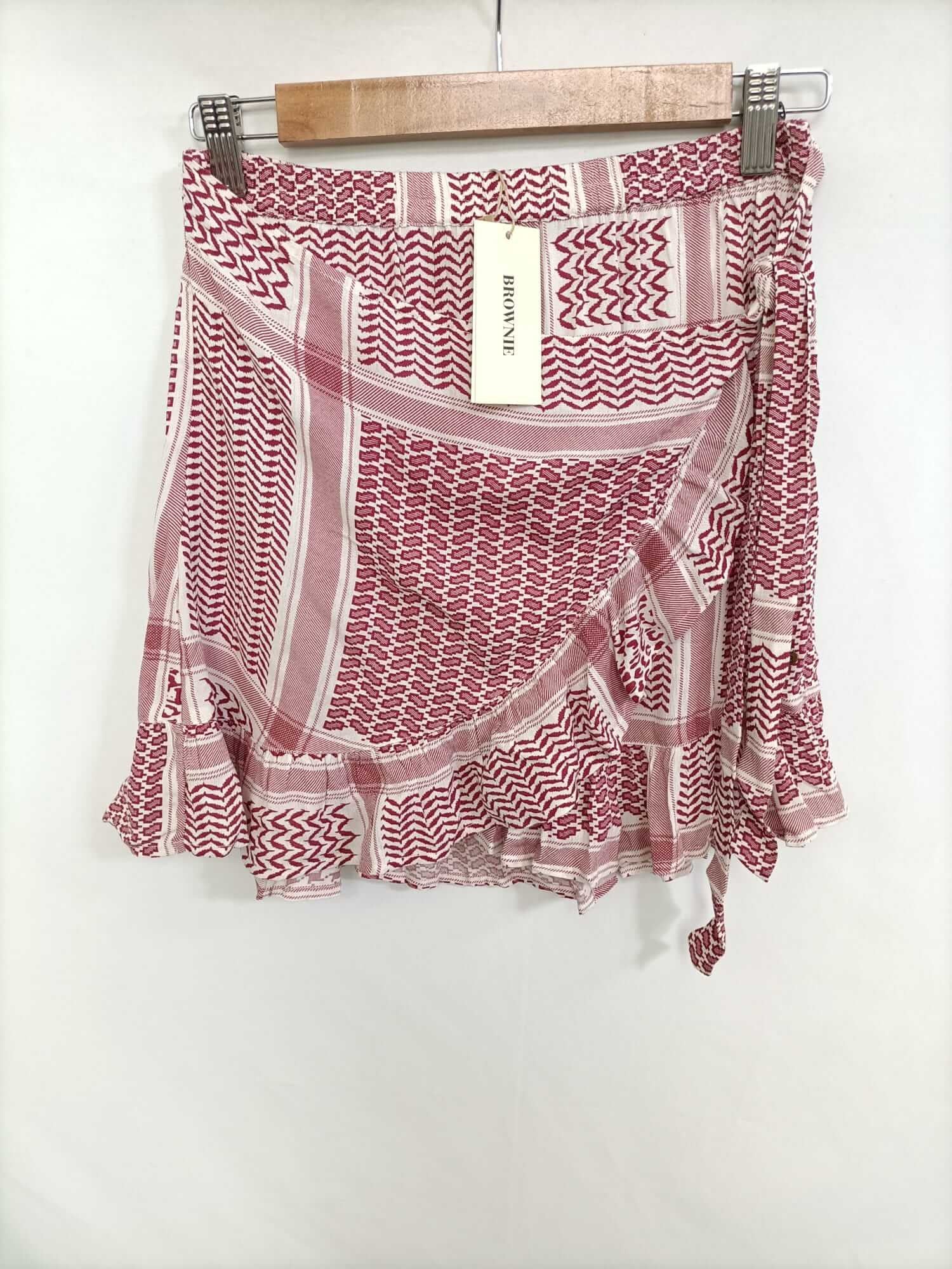 BROWNIE. Falda étnica cruzada T.xs/s