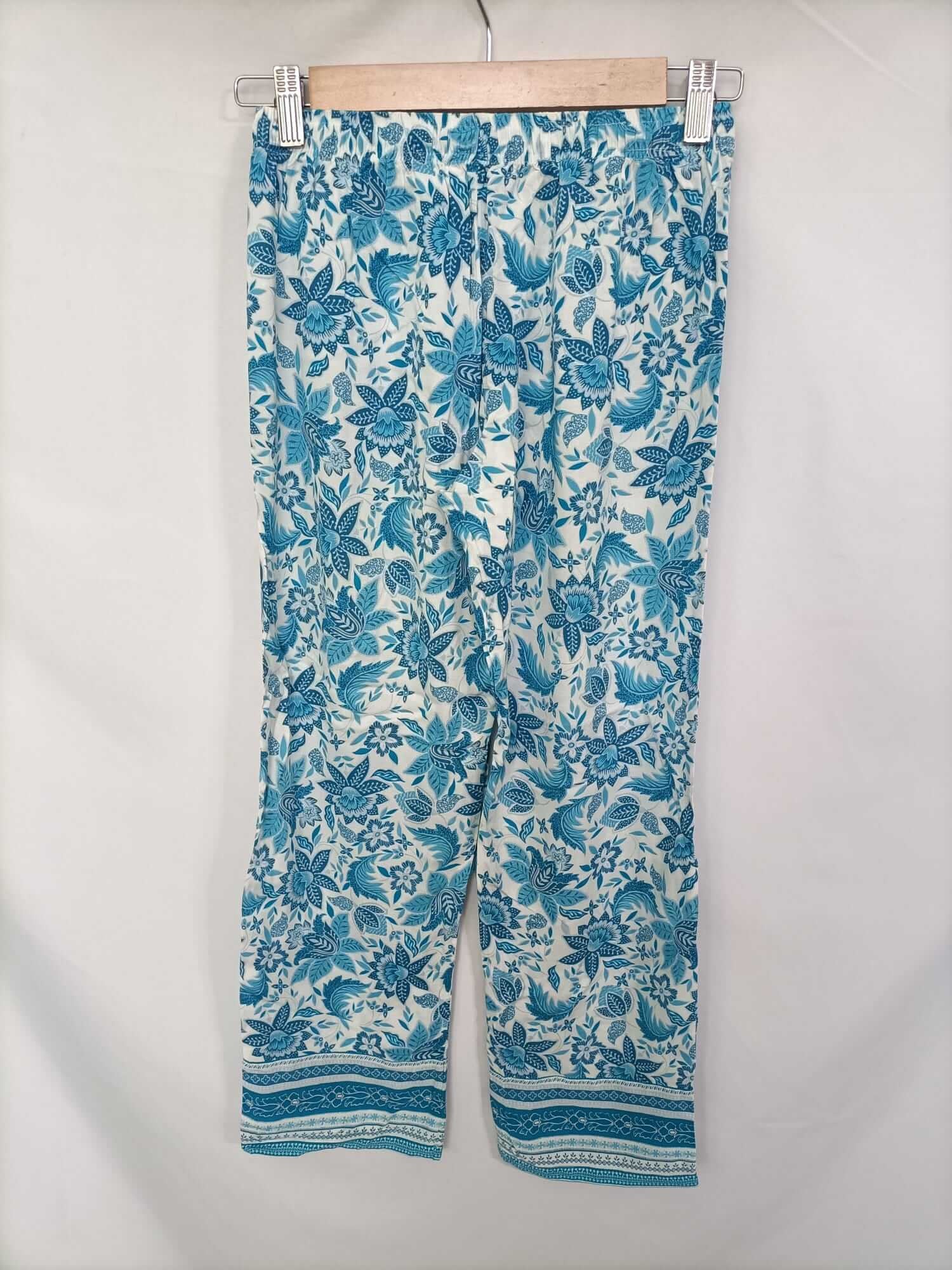 WOMEN'SECRET. Pantalón fluido flores T.xs
