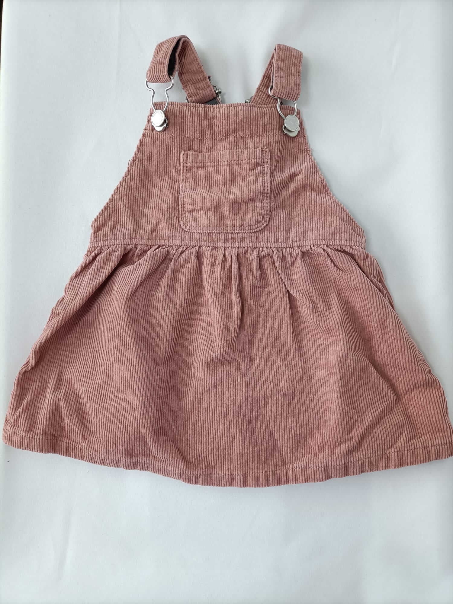 ZARA.Peto faldita pana rosa T.9-12m