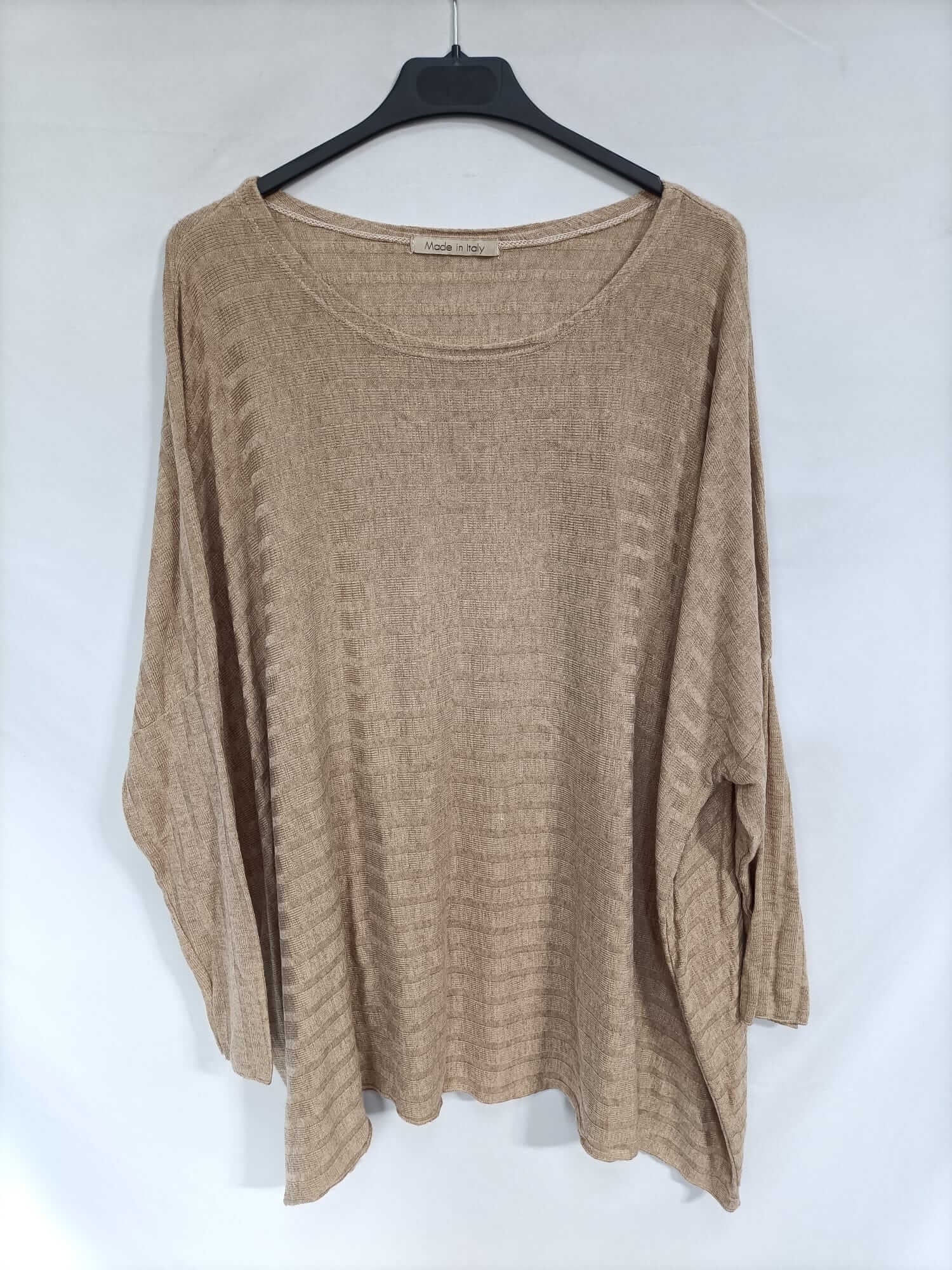 OTRAS. Jersey camel canalé Tu (l/xl)