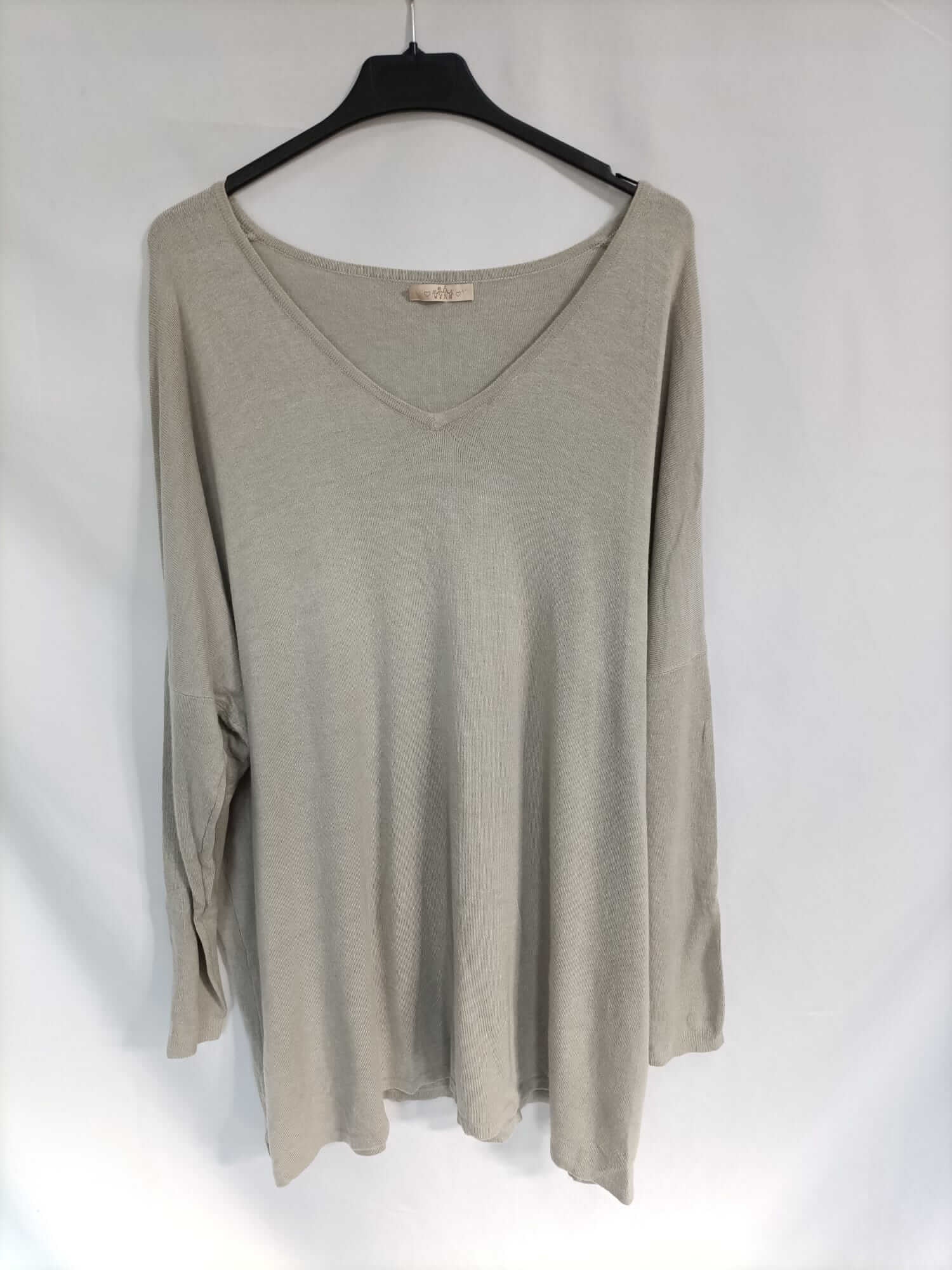 OTRAS. Jersey beige grisaceo Tu (l/xl)