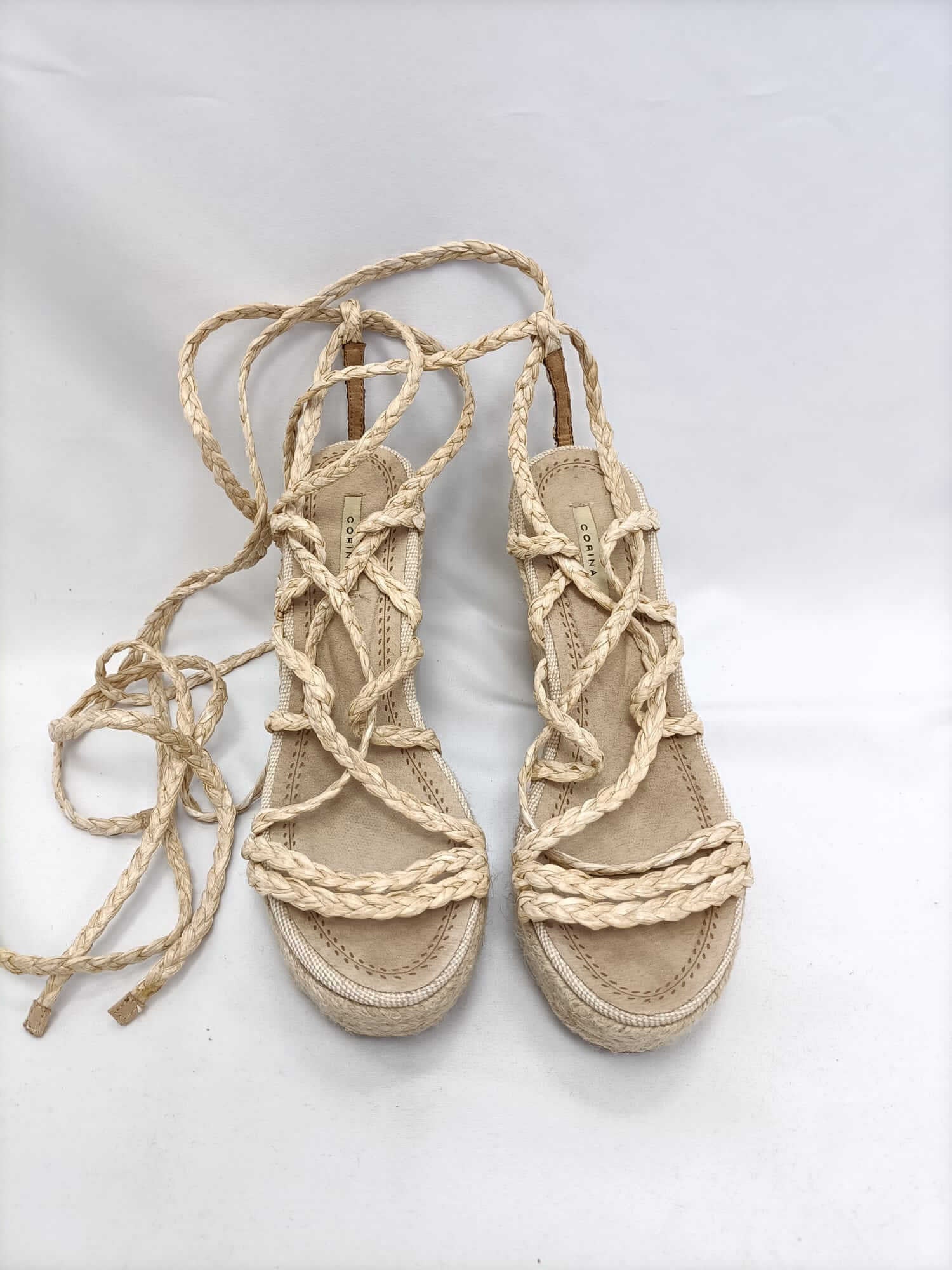 CORINA.Cuñas esparto T.39