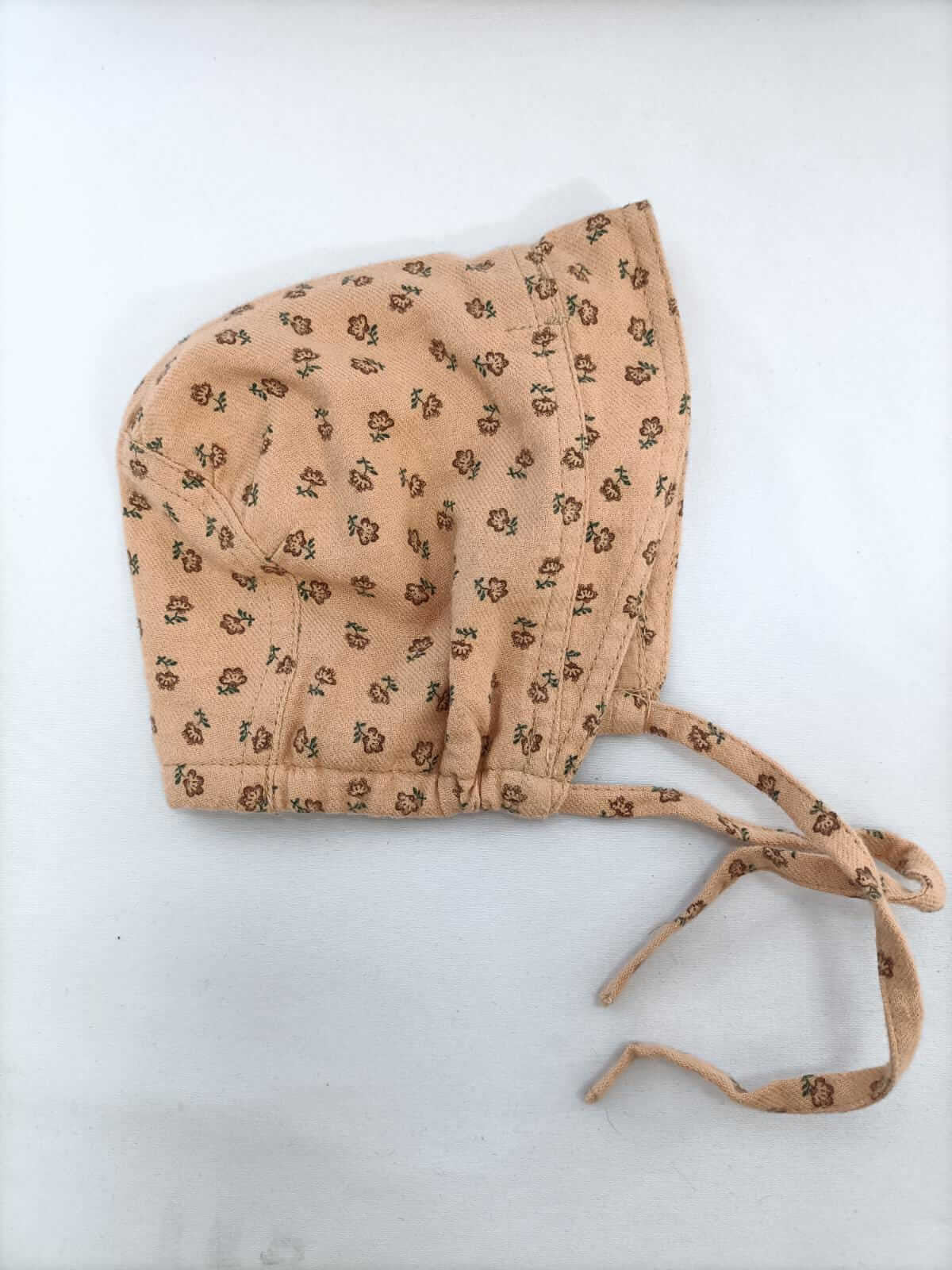 ZARA. Capota naranja flores T.1-6 meses