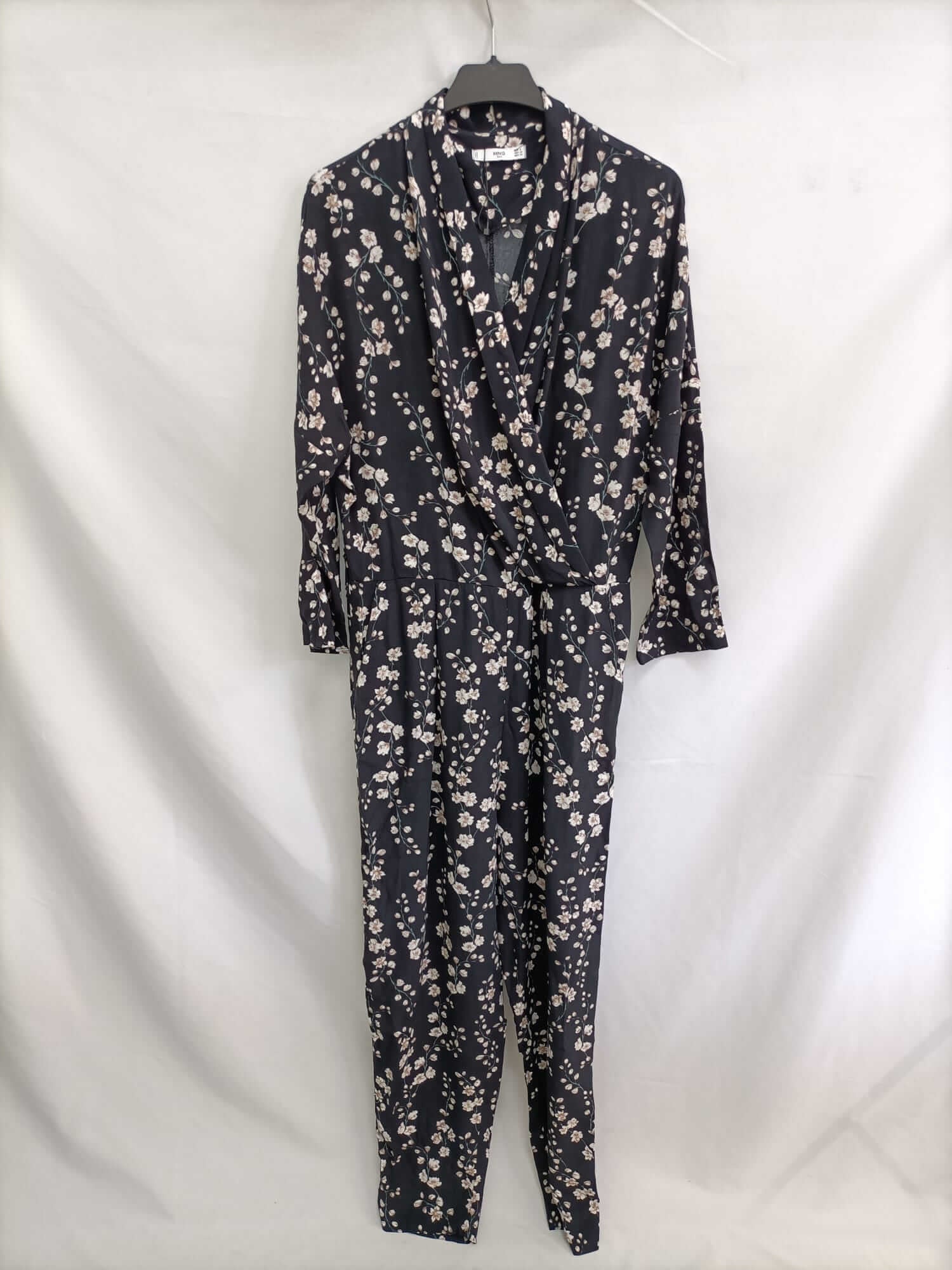 MANGO.Mono largo negro T.s