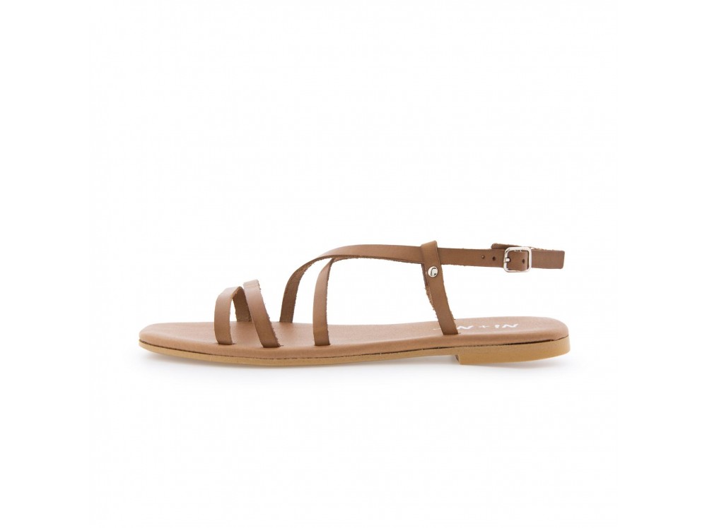 Sandalia piel cuero de tiras finas 7599 de Pepa & Cris