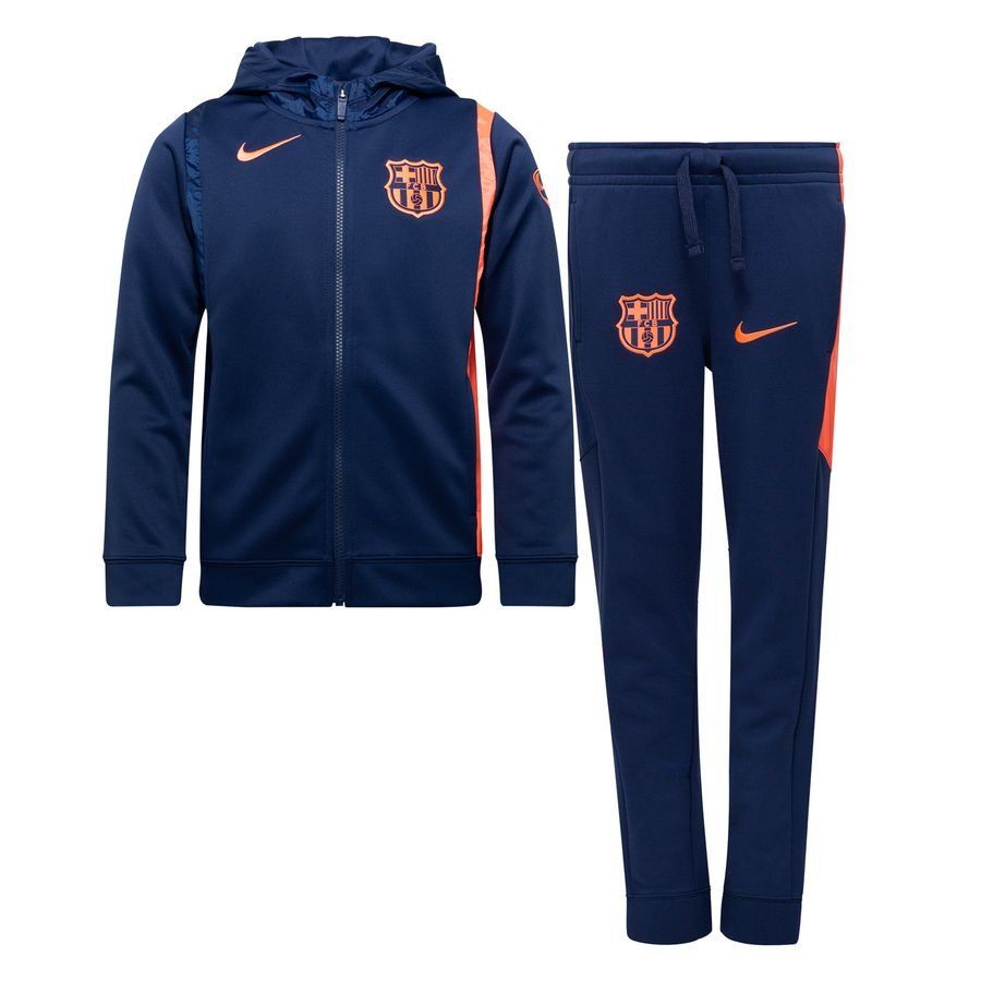 Barcelona Chándal NSW Woven 3ª - Marina de Medianoche/Bright Mango Niños