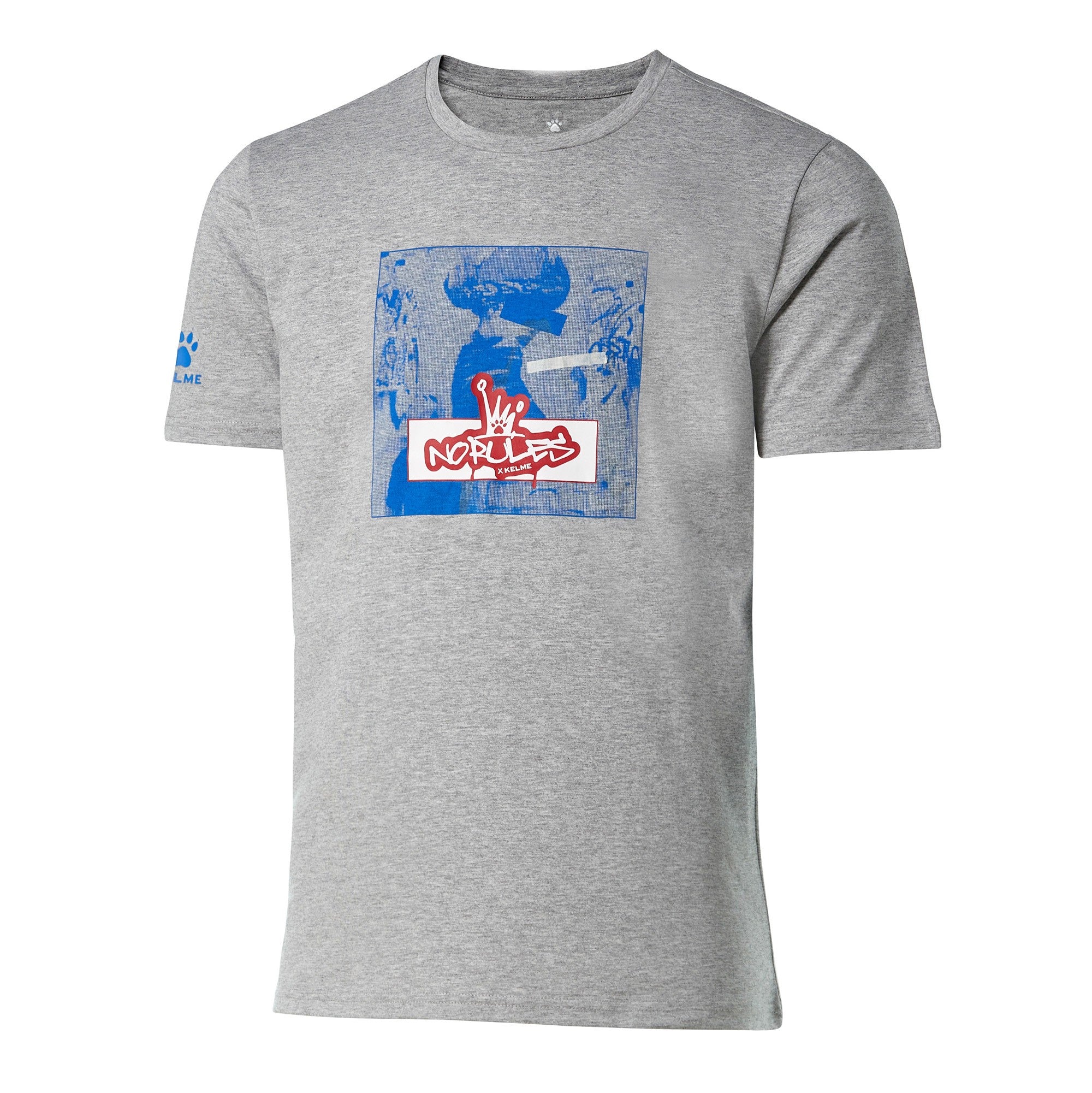 CAMISETA NO RULES GRIS