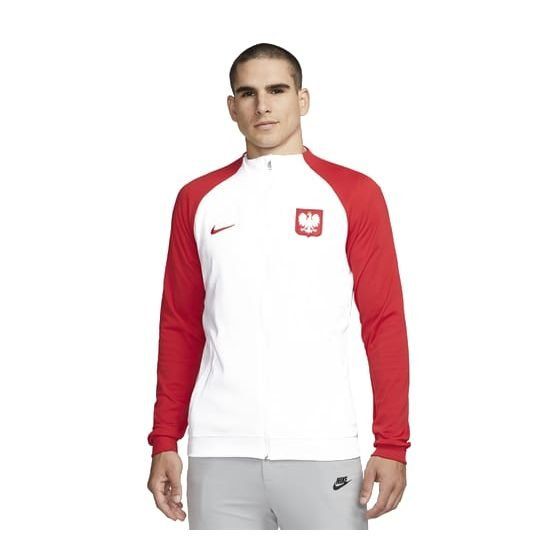 Poland Academy Pro Hombre Knit Soccer BLANCO/SPORT RED