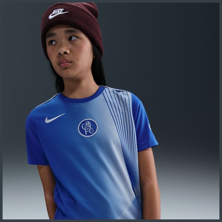 Chelsea Camiseta de entrenamiento Dri-FIT Academy Pro Antes del partido 3ª - Juego real/Field Silver Niños