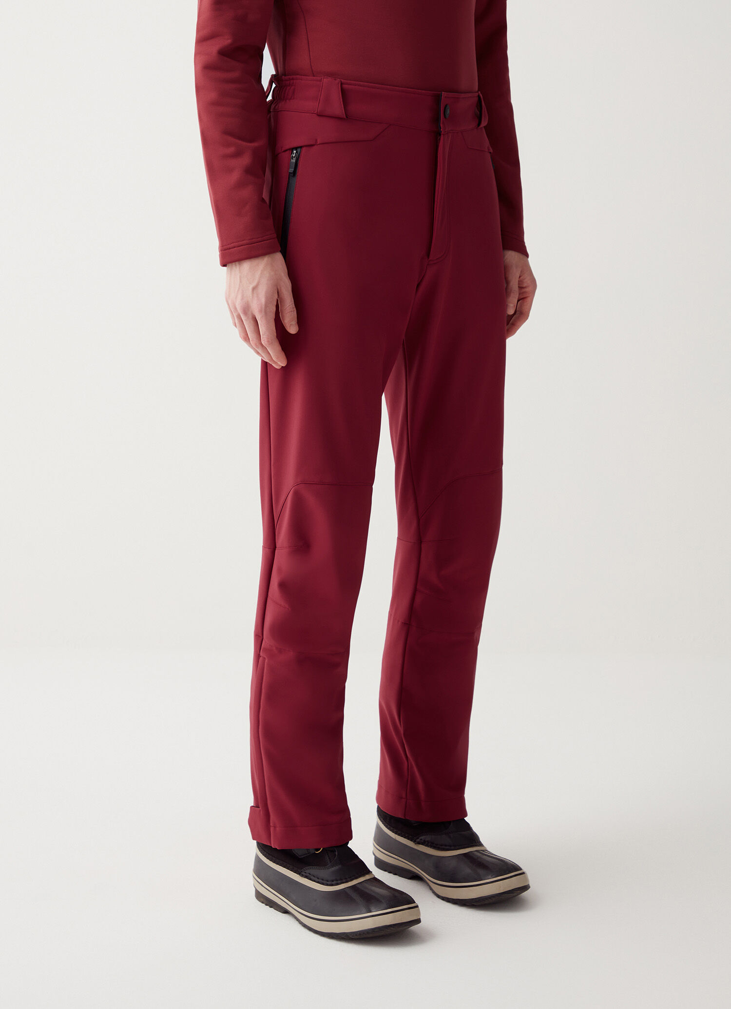 Pantalón de esquí softshell con polainas