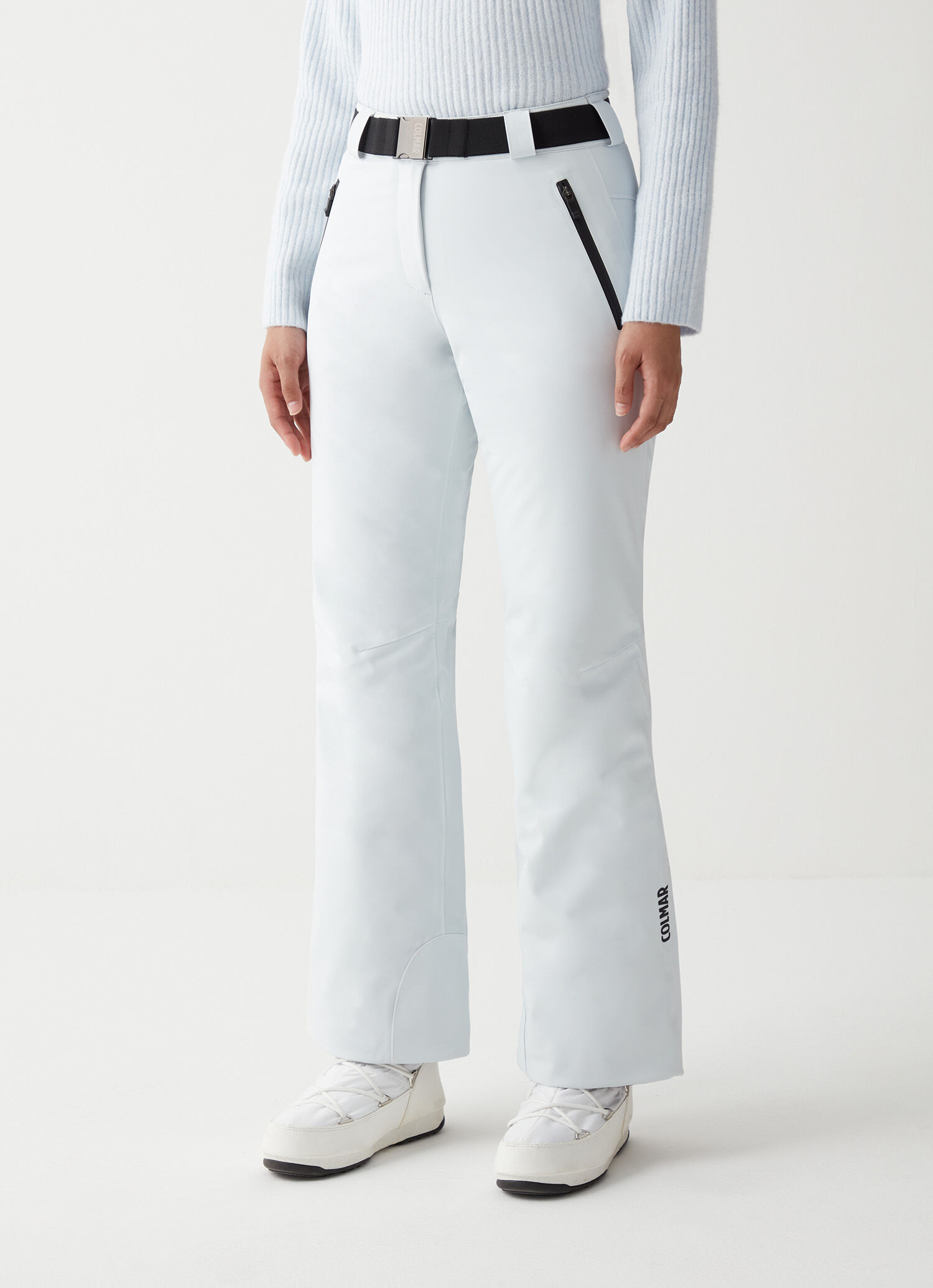 Pantalón de esquí acolchado liso