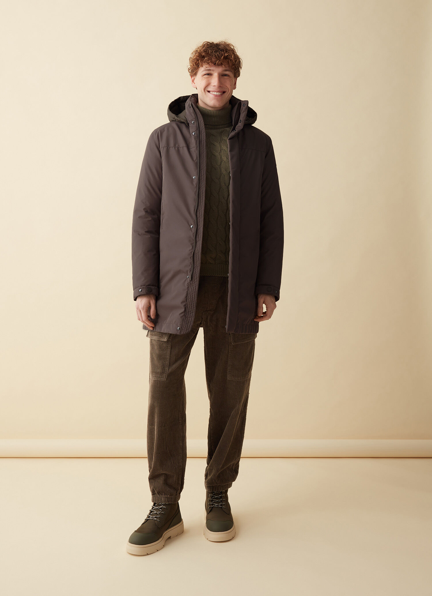 Parka con capucha Recycled Essential