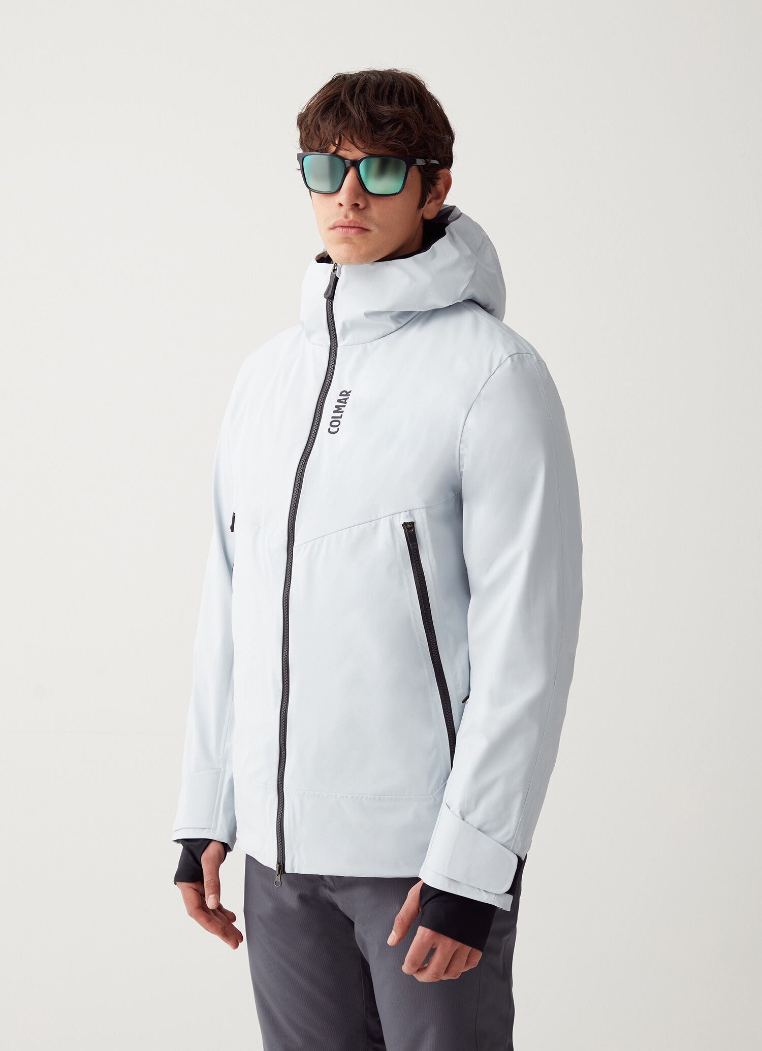 Unpadded shell jacket