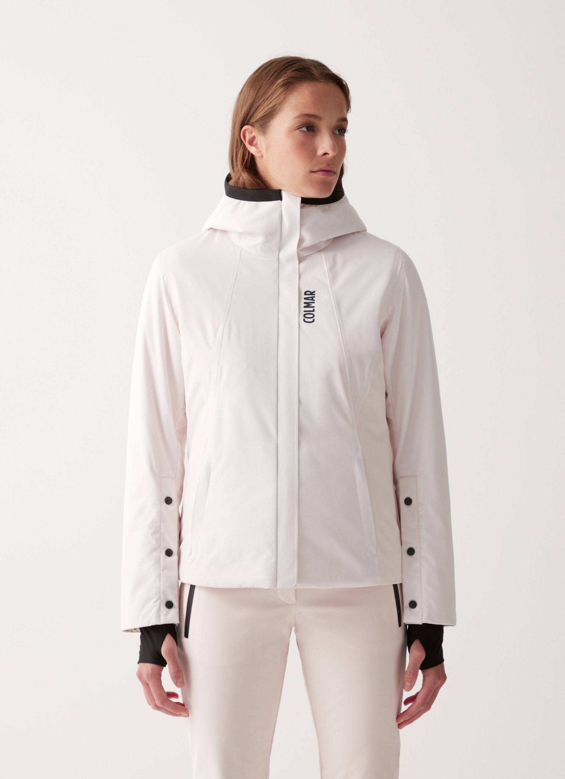 Chaqueta de esquí parcialmente termosellada