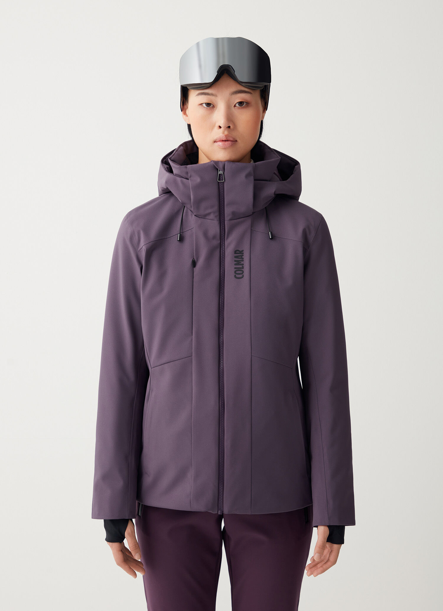 Chaqueta de esquí elástica con guata interior