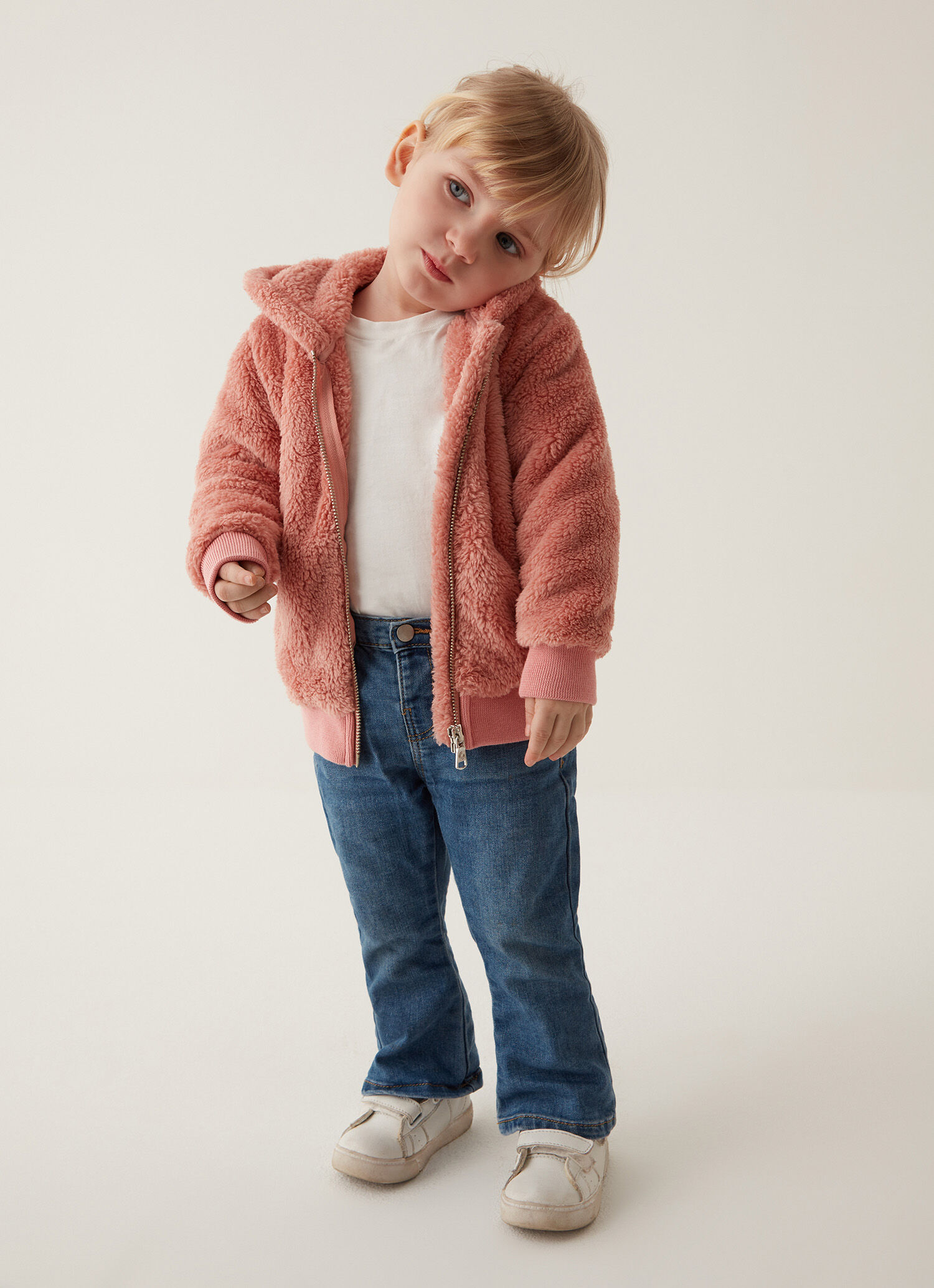 Sudadera con capucha unisex de bebé