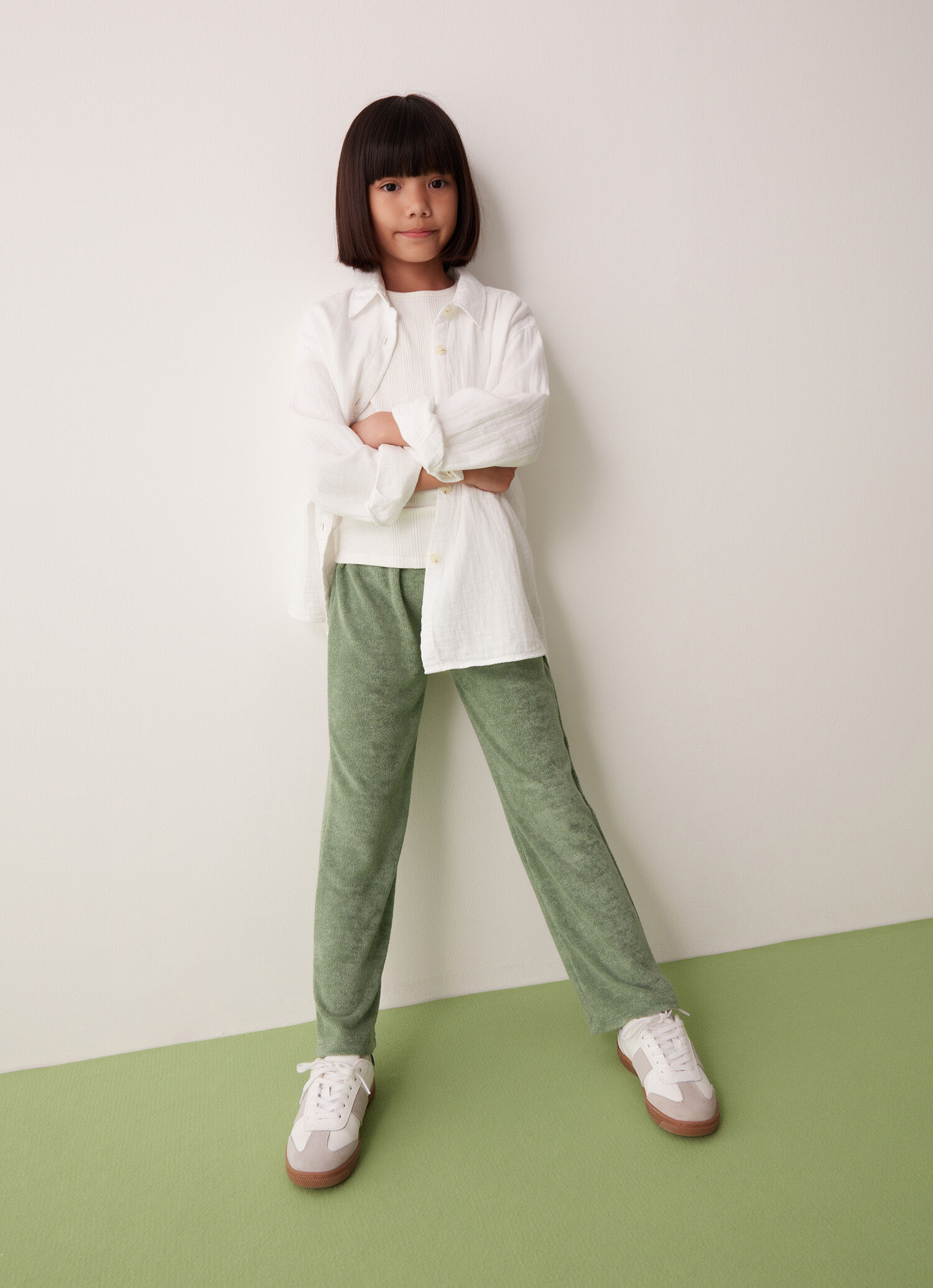 Pantalón de chenilla suave