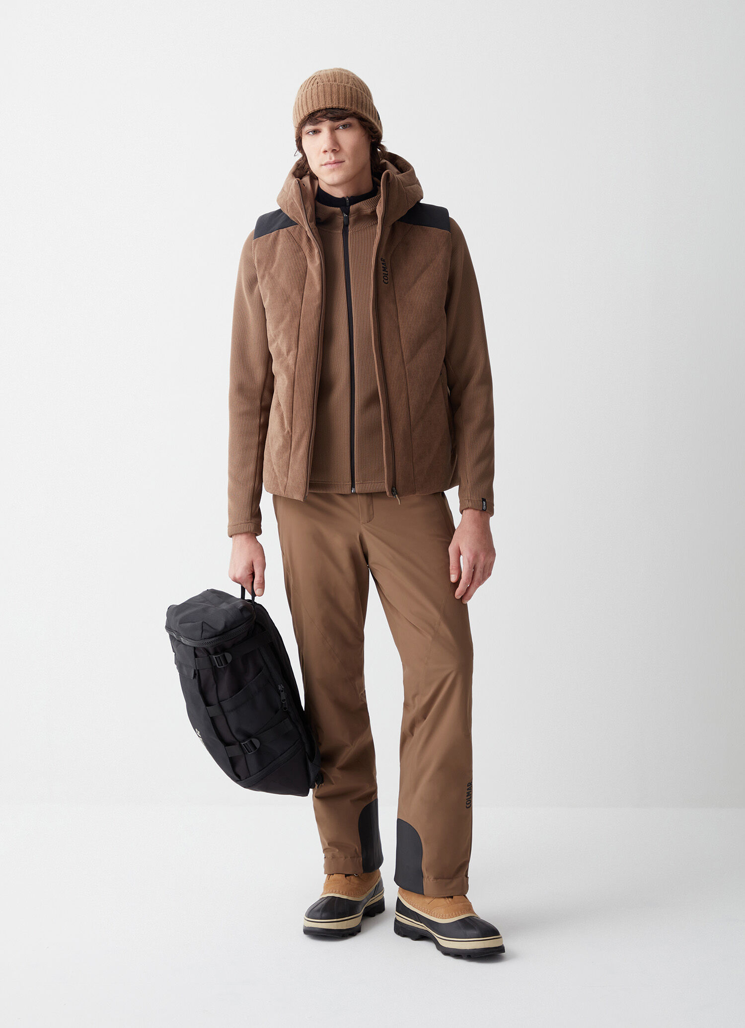 Chaleco puffy de terciopelo