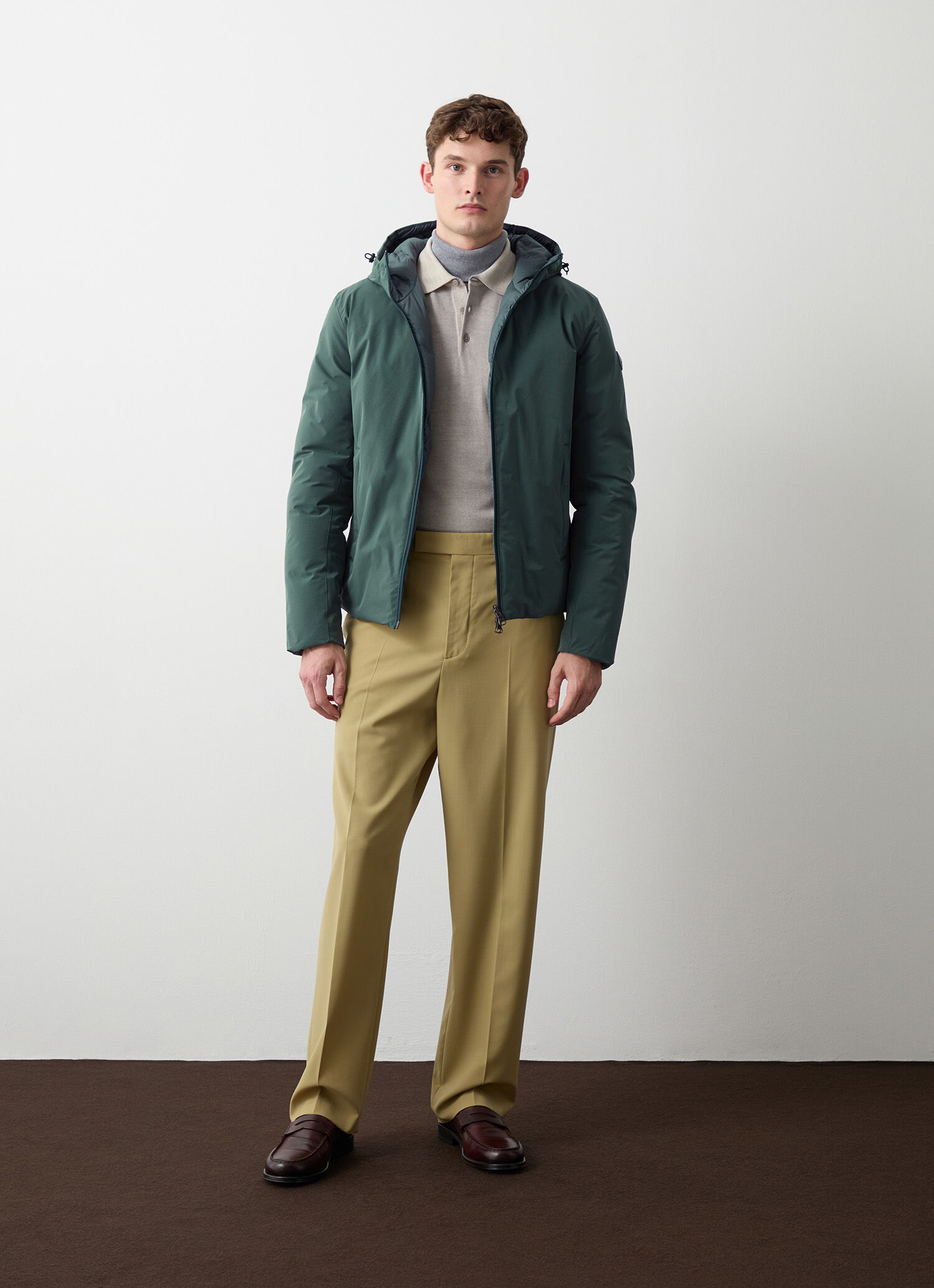 Plumífero reversible con interior sin costuras