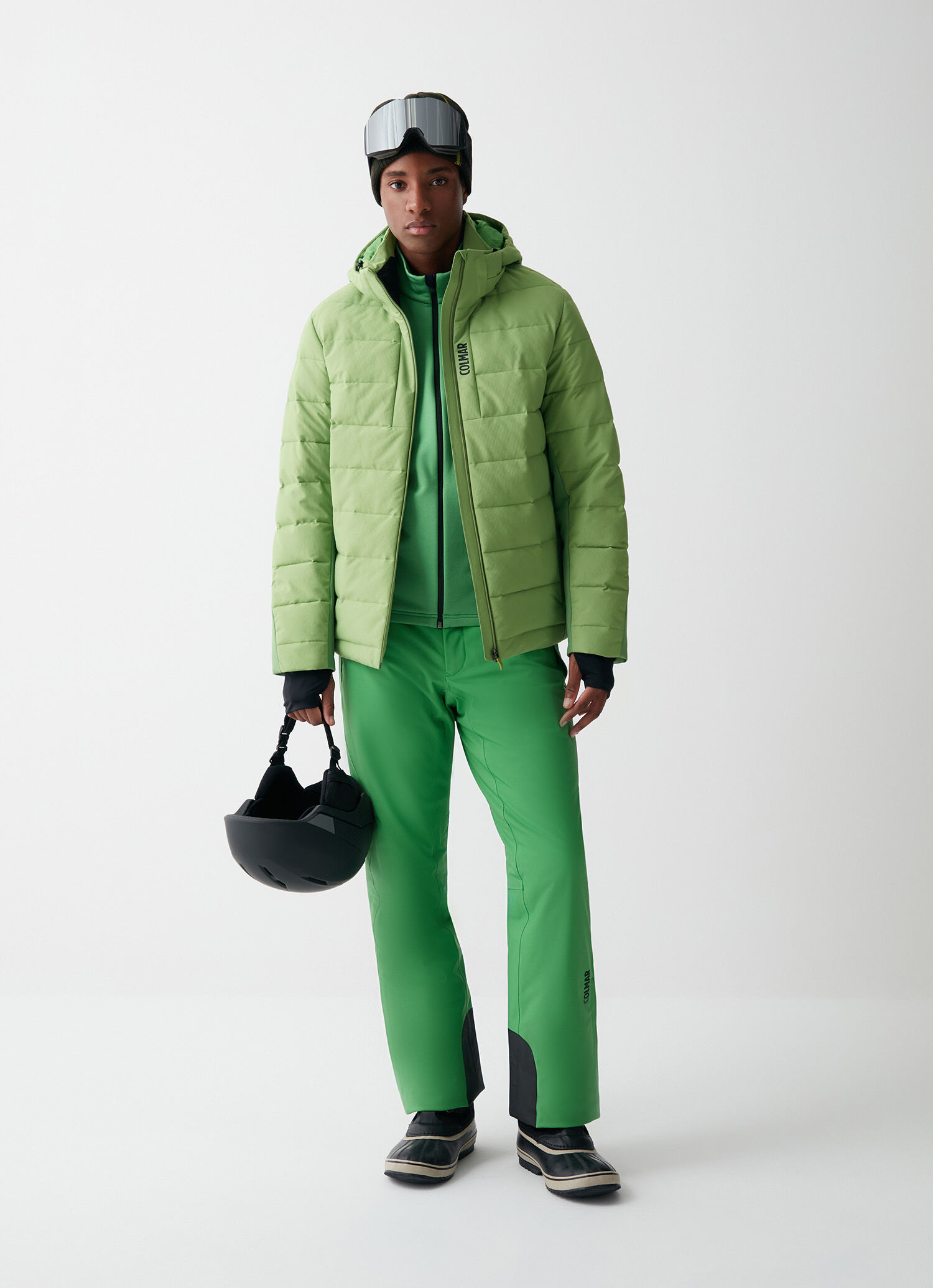 Chaqueta de esquí de ripstop acolchada