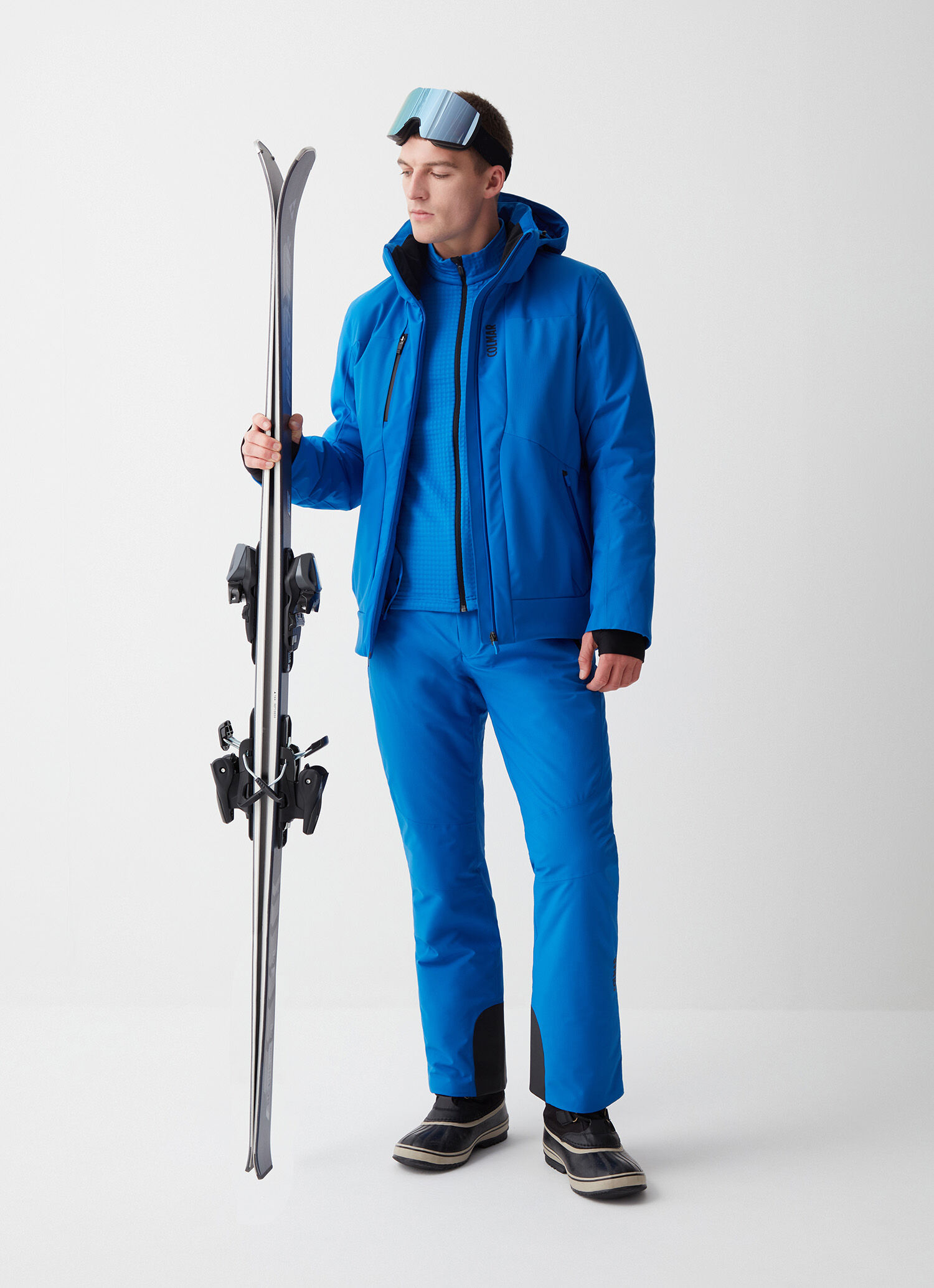 Ski jacket with ventilation zip
