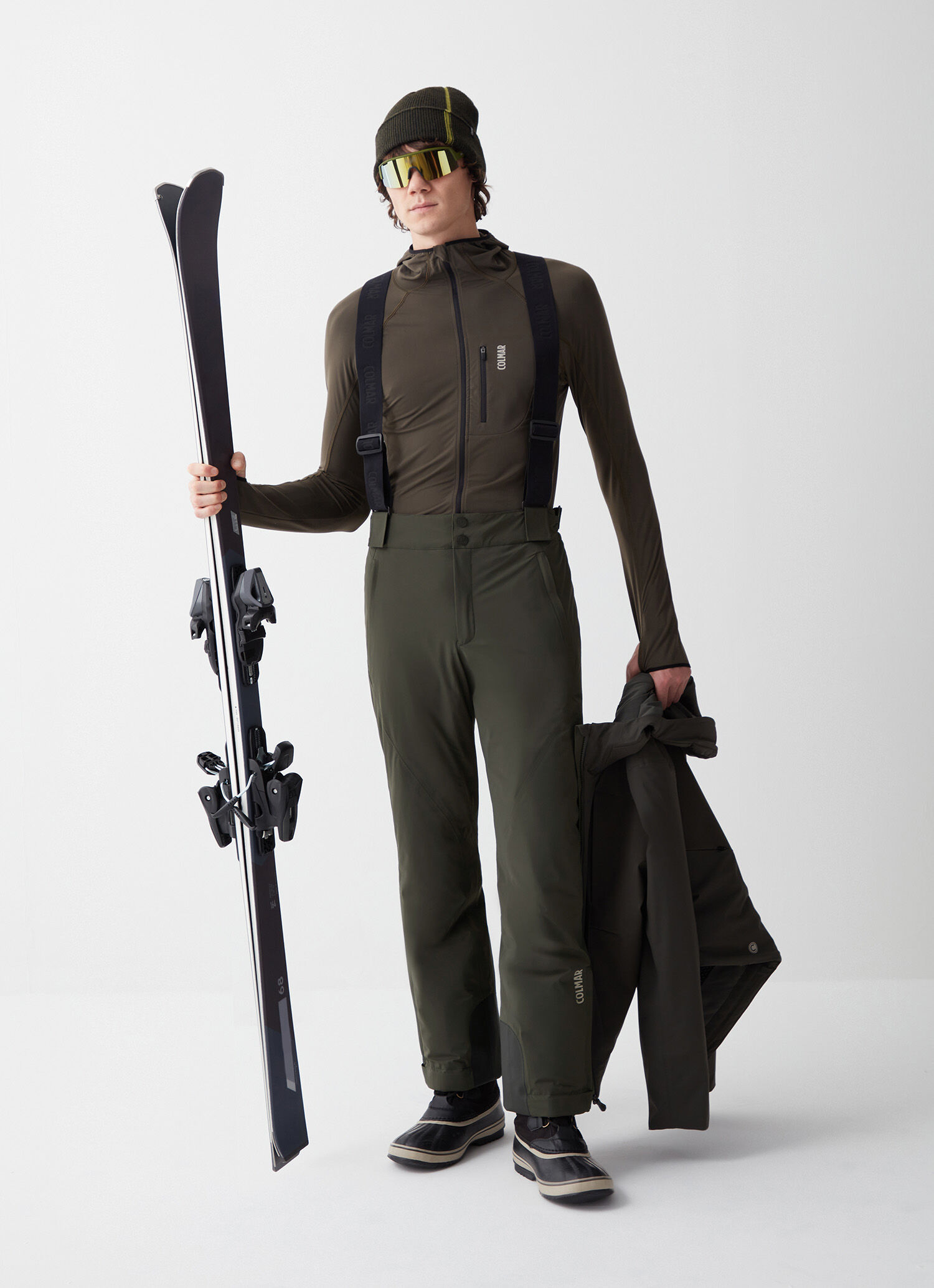 Peto de esquí acolchado bielástico