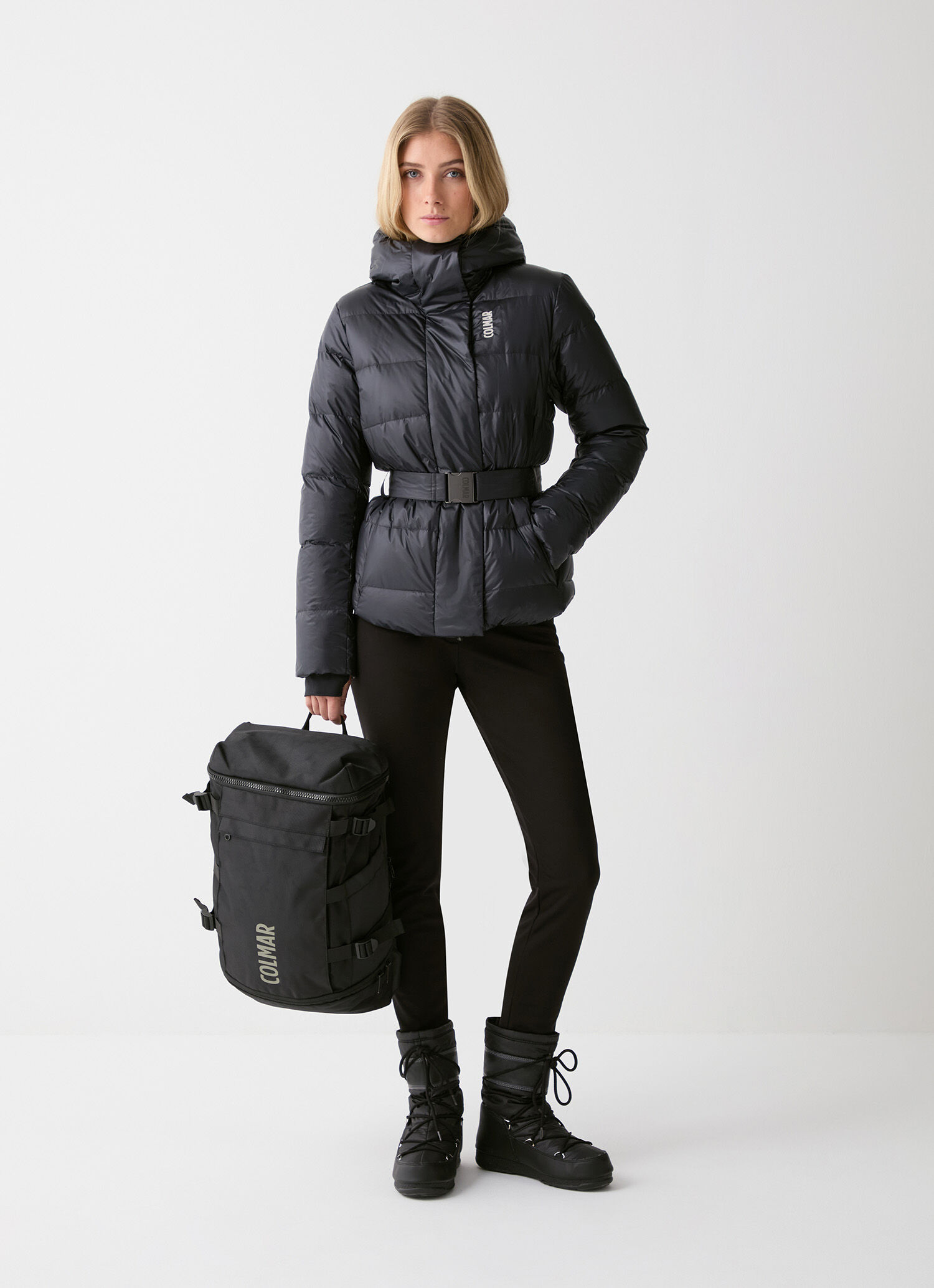 Extra-warm puffy ski parka