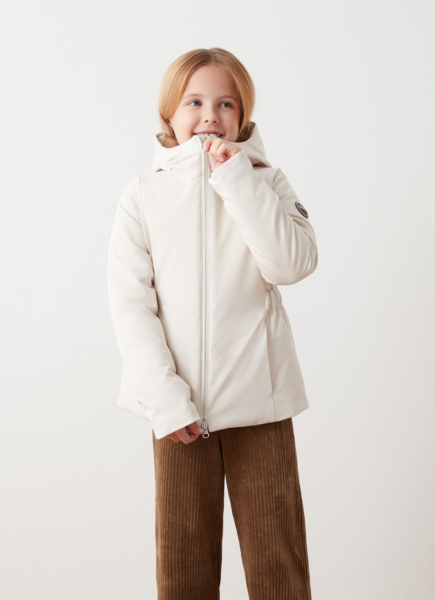 Plumífero de tejido impermeable