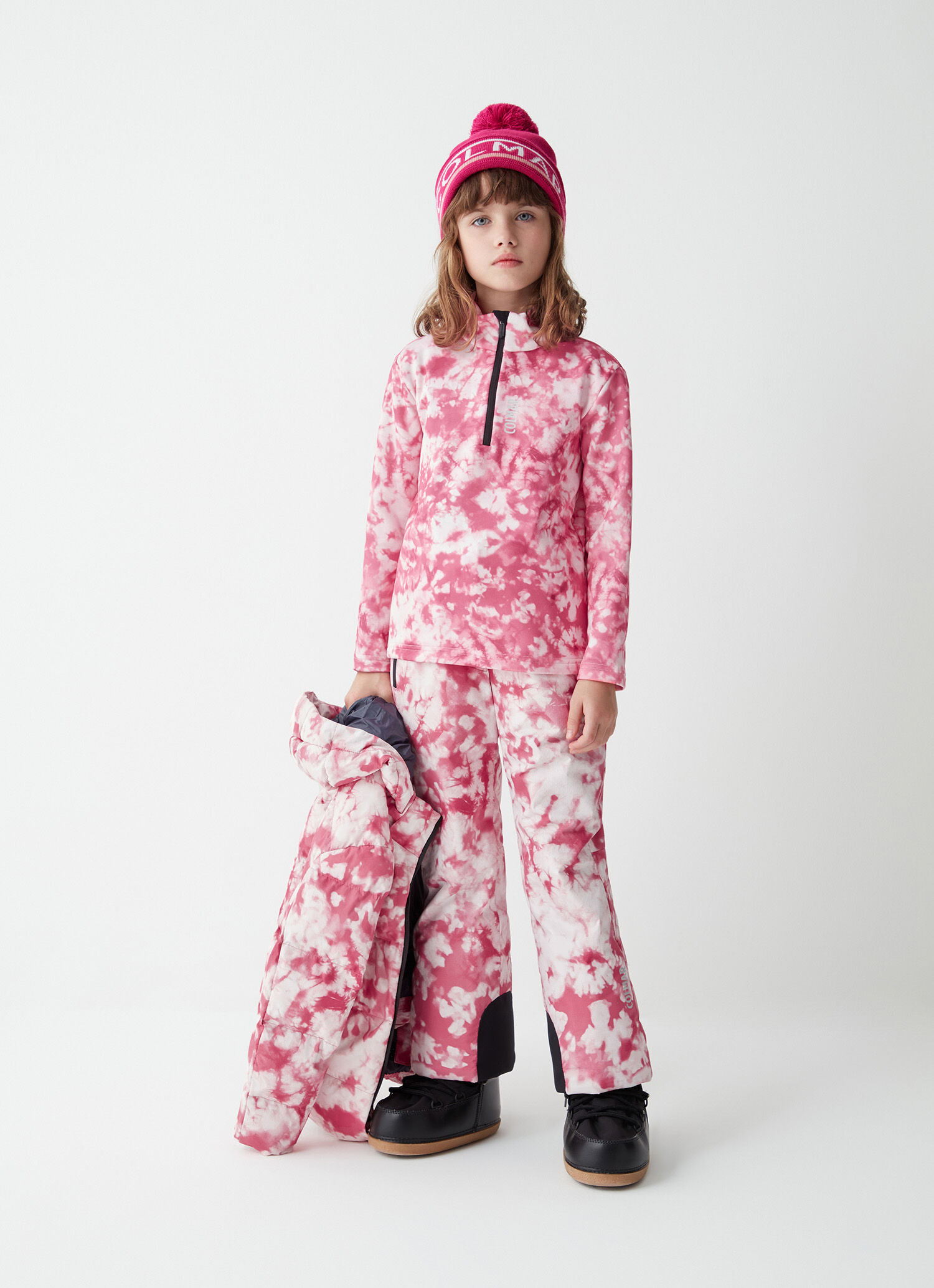 Boys’ unisex tie-dye ski sweatshirt