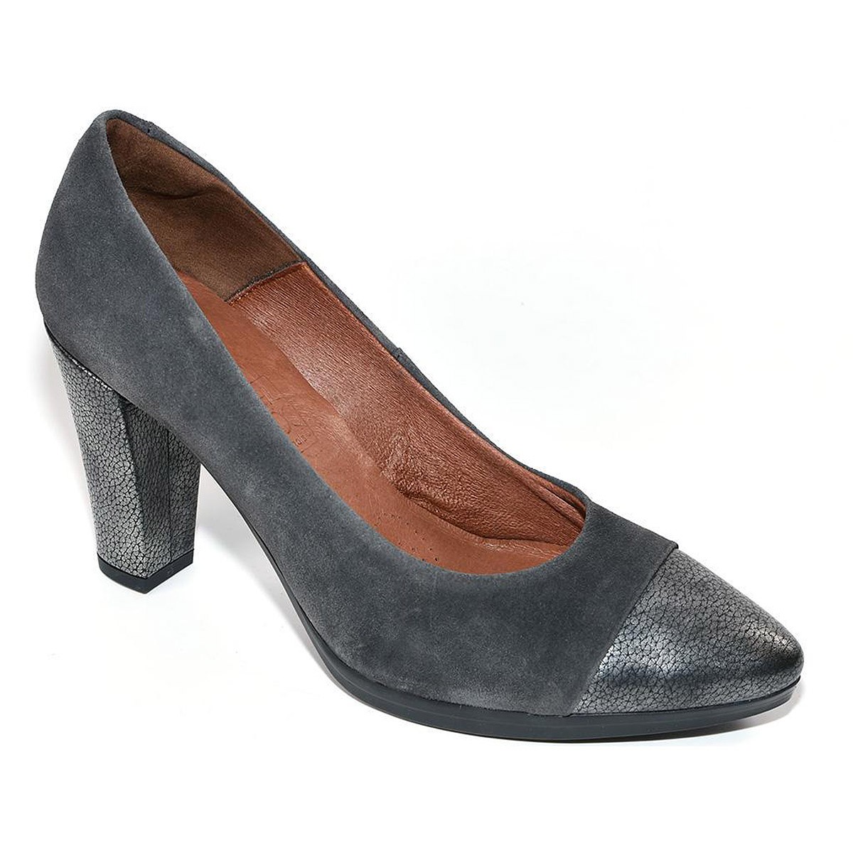 82391 Desireé Zapato Piel Confort Plataforma tacon 8 cm Mujer