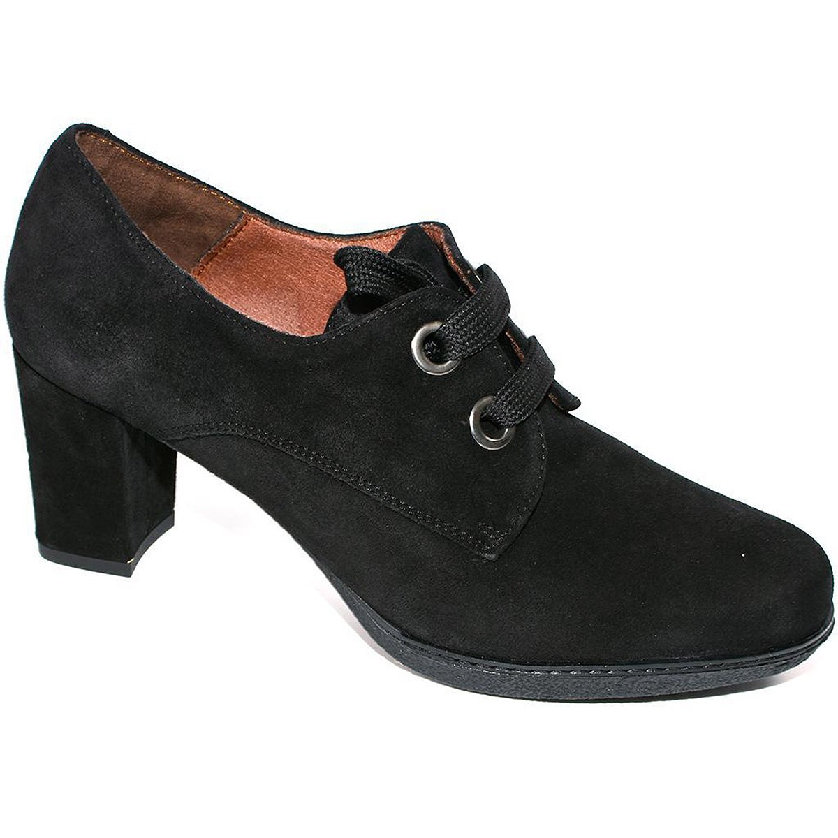 82511 Desireé Zapato Piel confort Plataforma tacon ancho Mujer