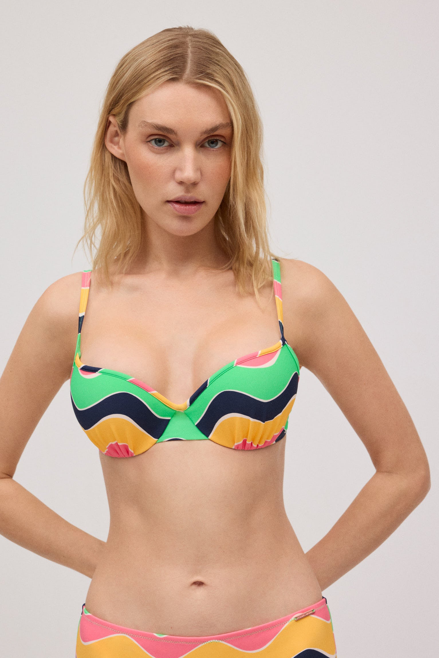 Top bikini aro clásico colores copa C